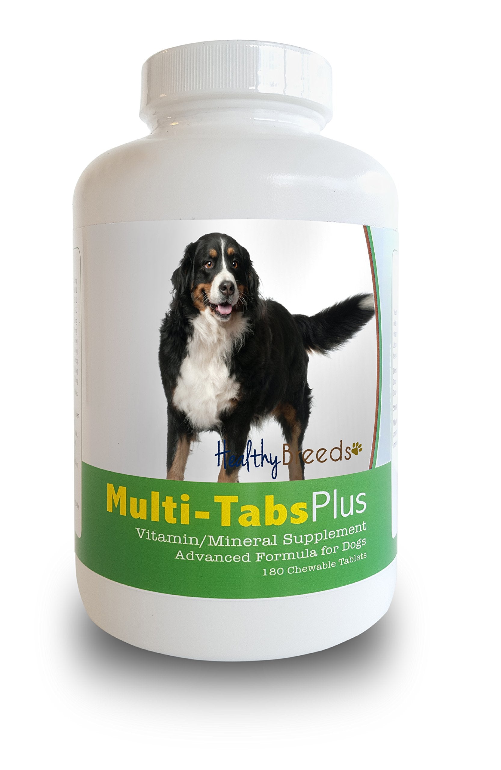 Healthy Breeds Bernese Mountain Dog Multi-Tabs Plus Chewable Tablets 180 Count
