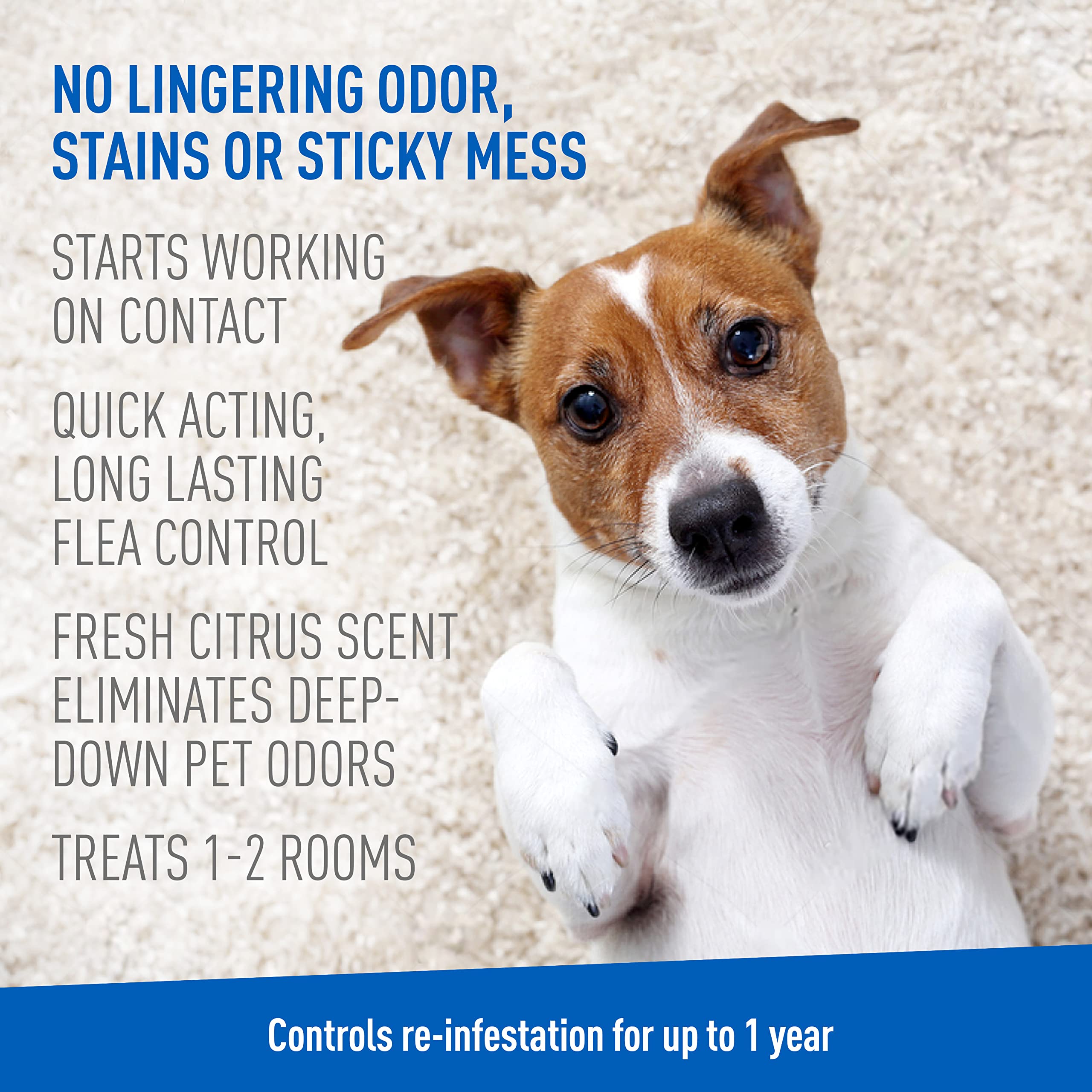 ADAMS Plus Carpet Powder, Kills Fleas and Ticks On Contact, Kills All Stages of the Flea Life Cycle, 30 Day Protection, Freshens