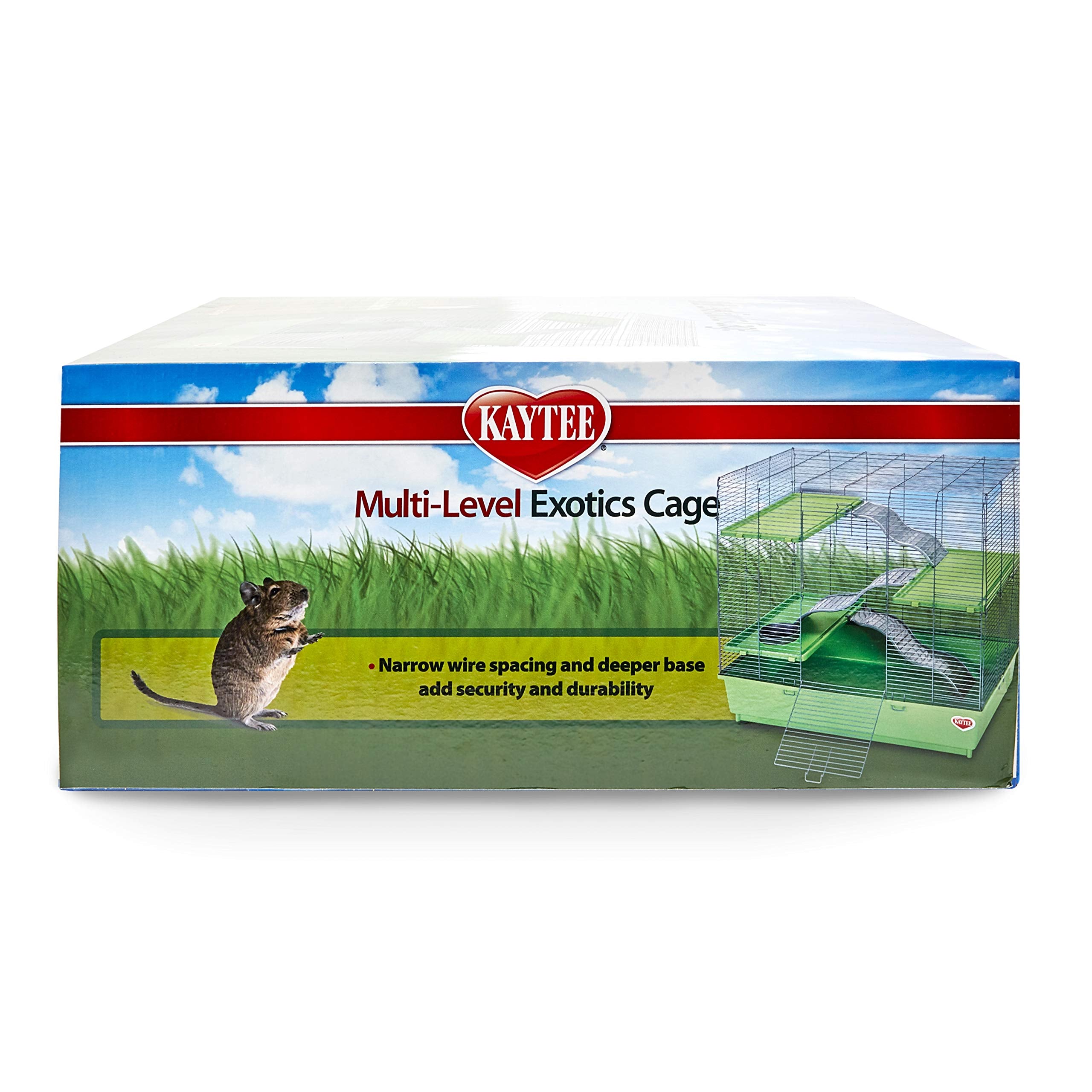 Kaytee My First Home Multi-Level Exotics Habitat for Pet Chinchillas, Rats, Degus, Sugar Gliders and Other Exotic Small Animals