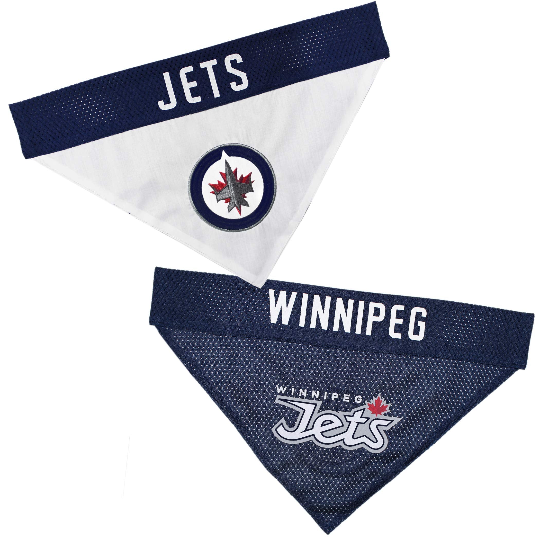Nhl Winnipeg Jets Bandana For Dogs & Cats, Small/Medium. - Cute & Stylish Bandana! The Perfect Hockey Fan Scarf Bandana, Great For Birthdays Or Any Party!