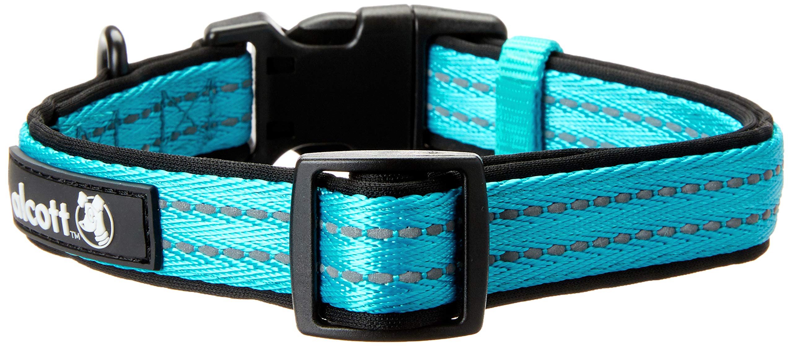 alcott Flexi Mariner Adventure Pet Collar, Medium, Blue,CLR MD MA BL