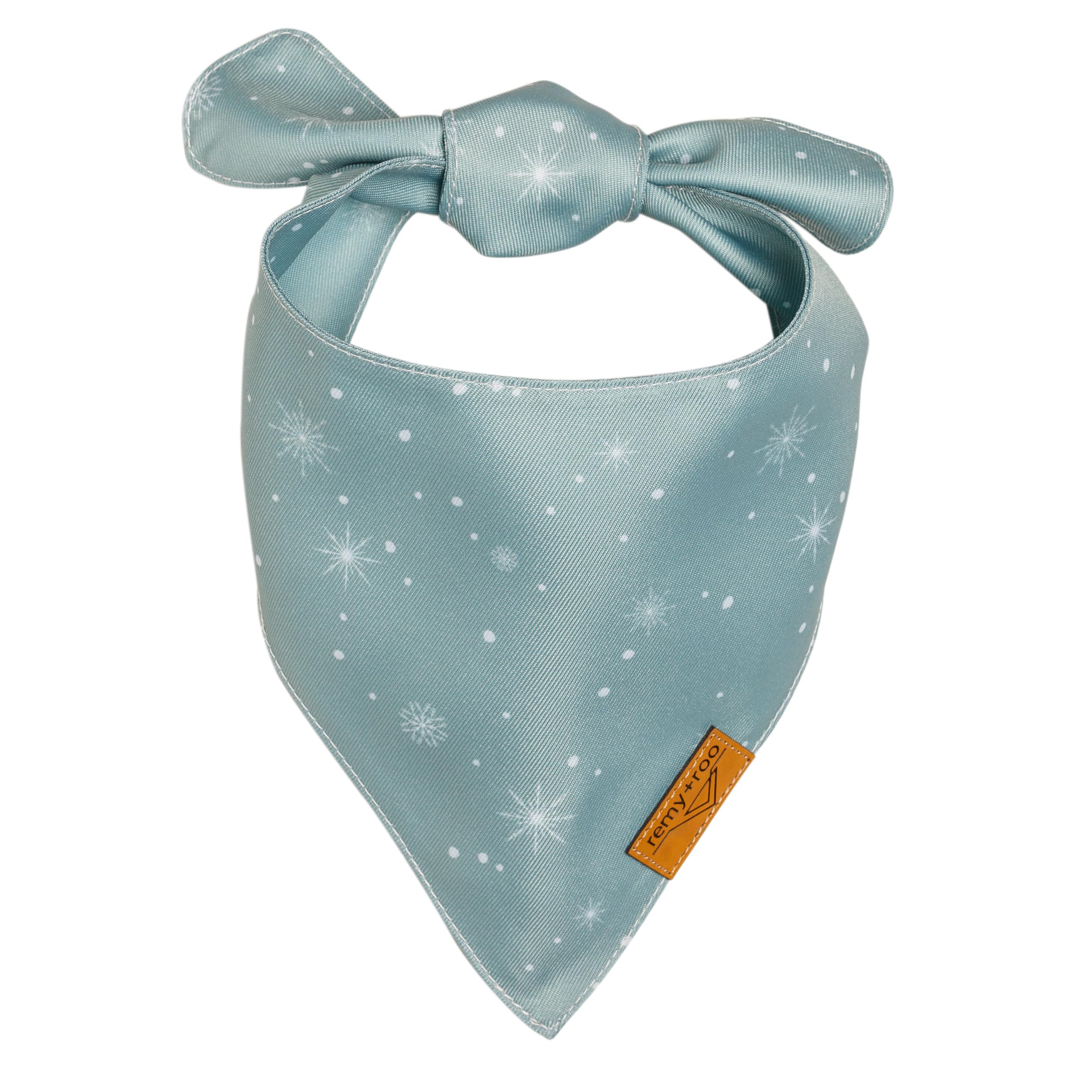 Remy+Roo Dog Bandanas - 2 Pack | Wonderland Christmas Set | Premium Durable Fabric | Patented Shape Bandanas for Dogs | Adjustab