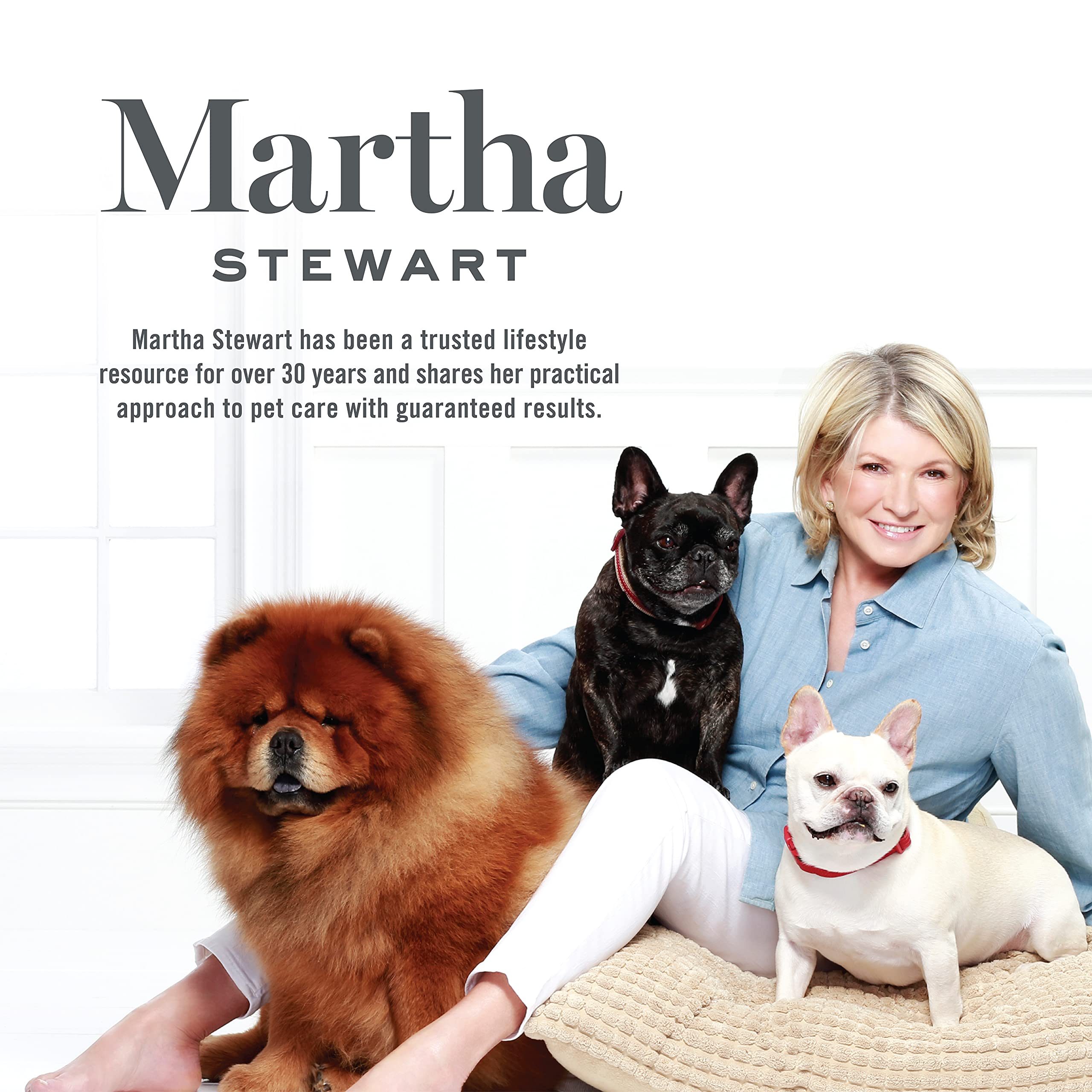 Martha Stewart For Pets Poop Waste Bags | 120 Large Unscented Doggie Bags For A Quick Cleanup | Tear-Resistant Dog Waste Bags, Great For Dog Walking Everyday Use | 8 Rolls