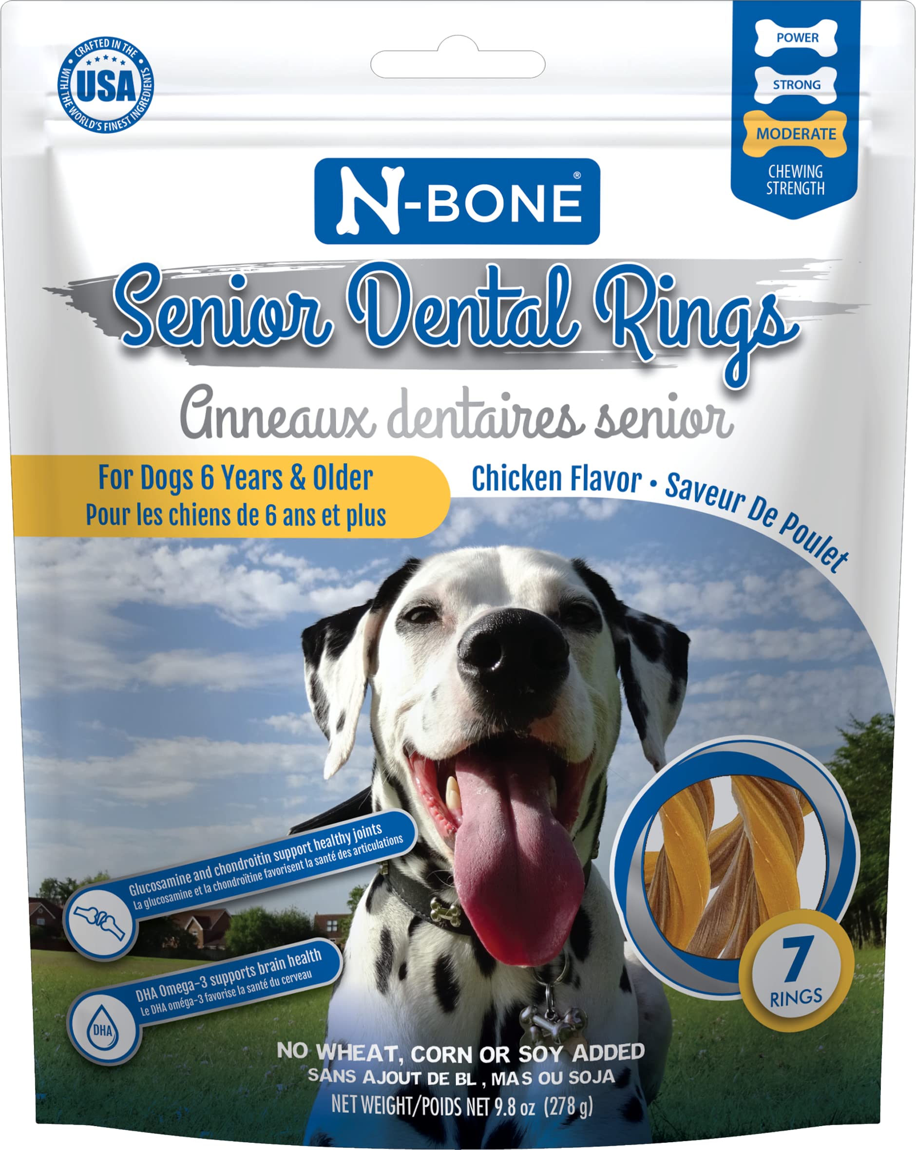 N-Bone Senior Dental Rings Chicken Flavor