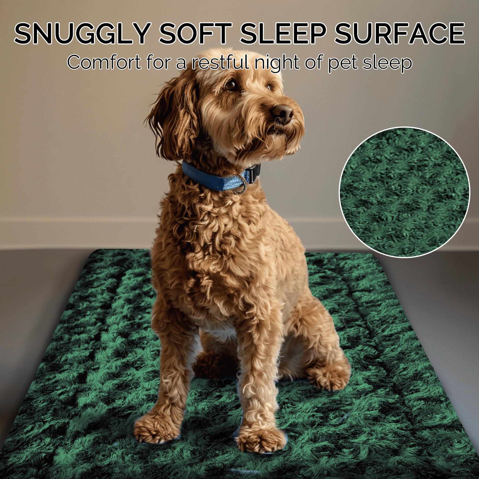 Reversible Dog Mat - Soft Bed Crate Pads With Dual-Sided Design For All Seasons - Durable, Machine Washable For Crates, Travel,