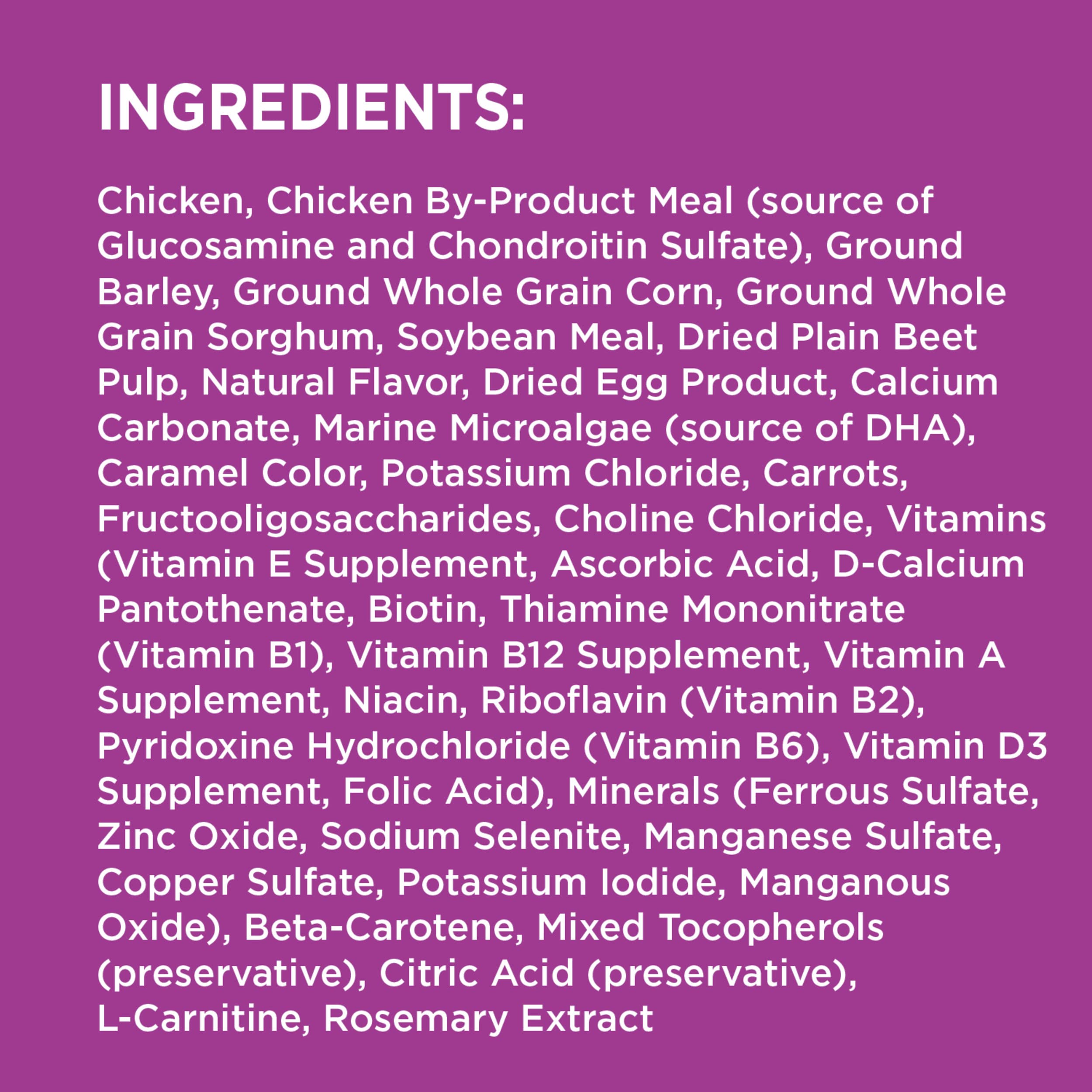 IAMS Proactive Health Healthy Aging Large Breed Dog Food for Mature and Senior Dogs with Real Chicken, 15 lb. Bag