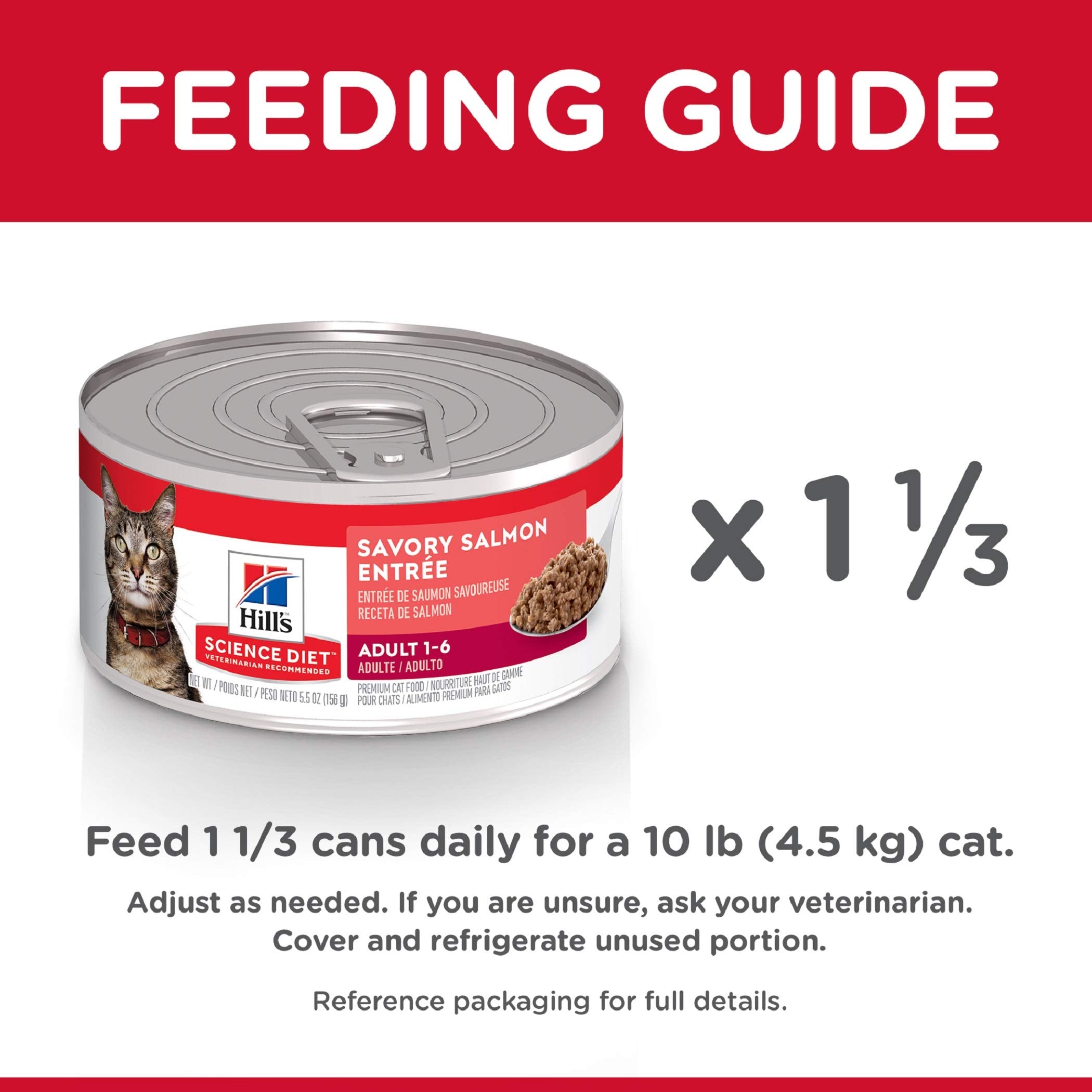 Hills Science Diet Kitten, Kitten Premium Nutrition, Wet Cat Food, Salmon Minced, 2.9 oz Can, Case of 24