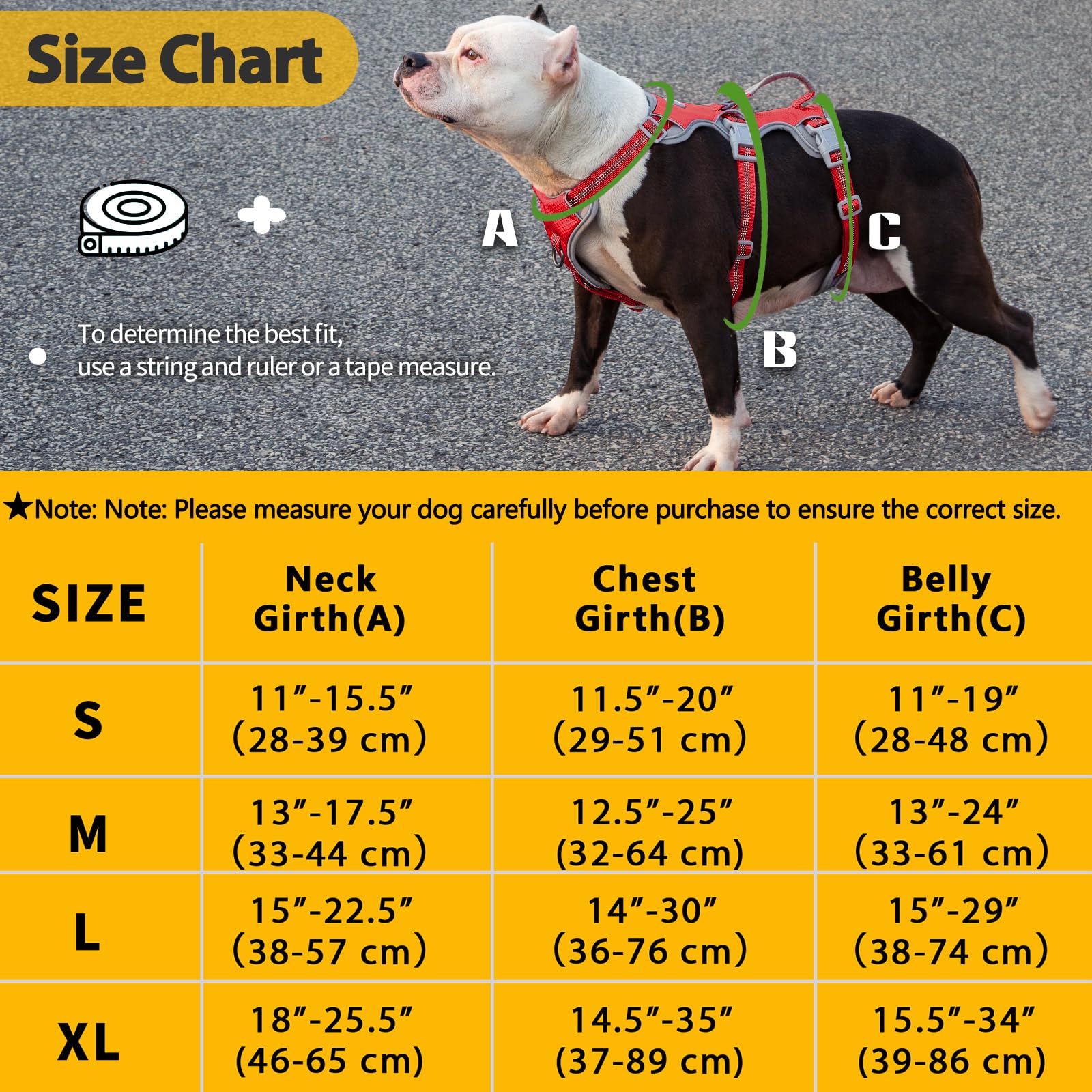 Huntboo Escape Proof Dog Harness, Escape Artist Harness, Reflective Harness With Padded Handle, Breathable, Durable, Adjustable