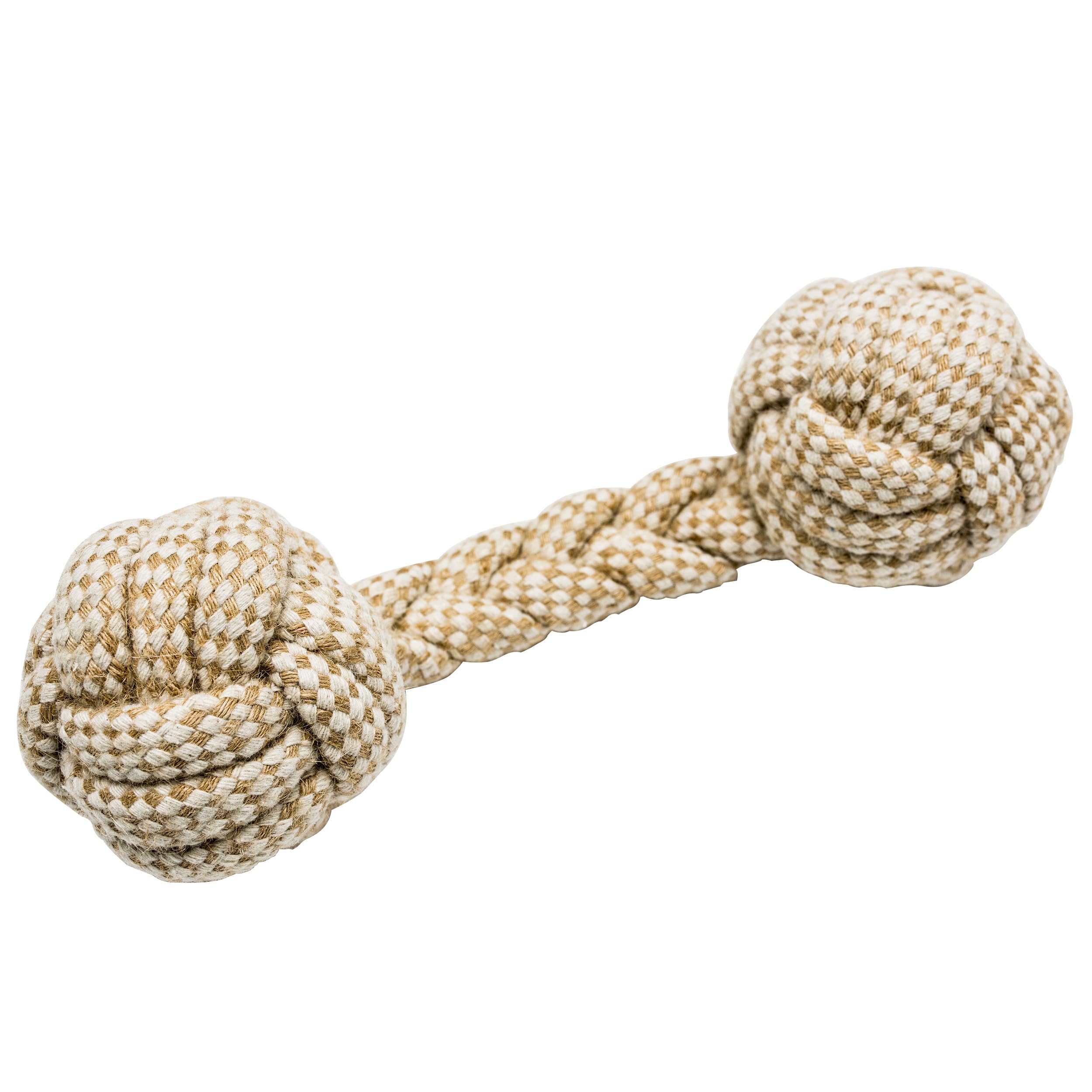 Franklin Sports Pet Supply Natural Rope Dog Toys - 4 Pack - Play Fetch - Tug Of War - Dog Teething - Puppy Chew - Puppy - Teething Toy - Tug Rope - Tug Toy