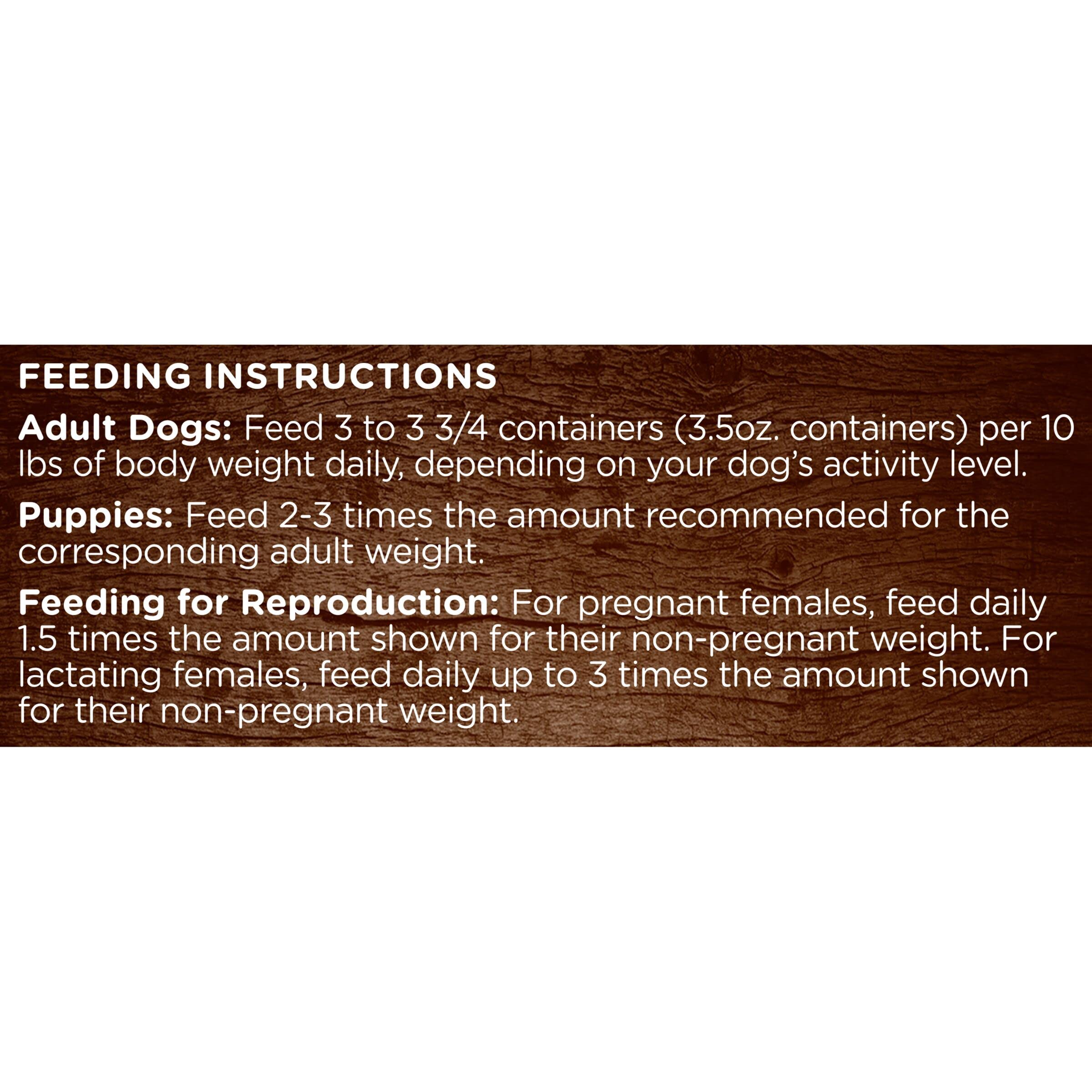 Nutrish Peak Protein Wet Dog Food Variety Pack, Grain Free, 3.5oz Cups, High Protein, Pack of 9