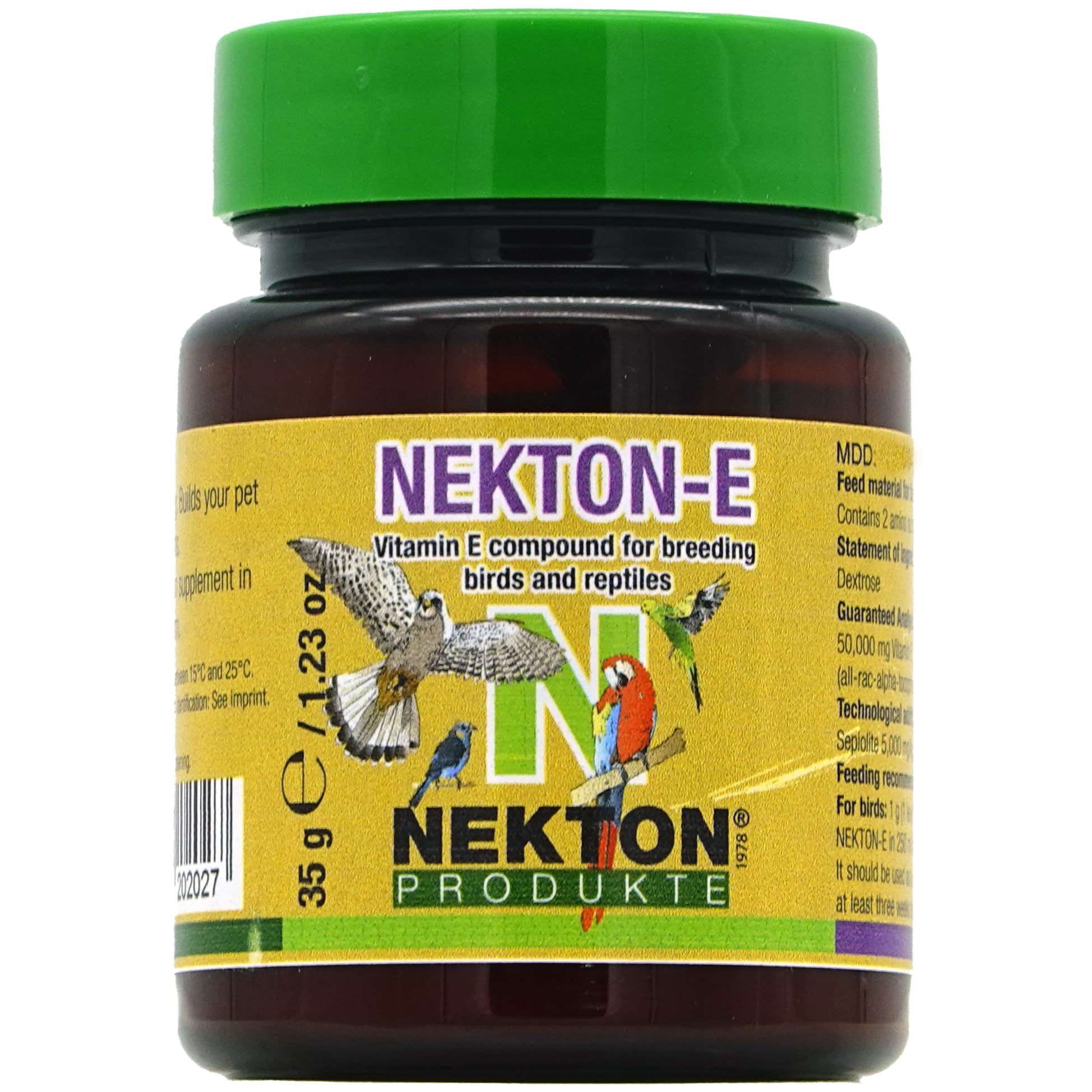 Nekton-E Vitamin E Supplement for Birds, 35gm