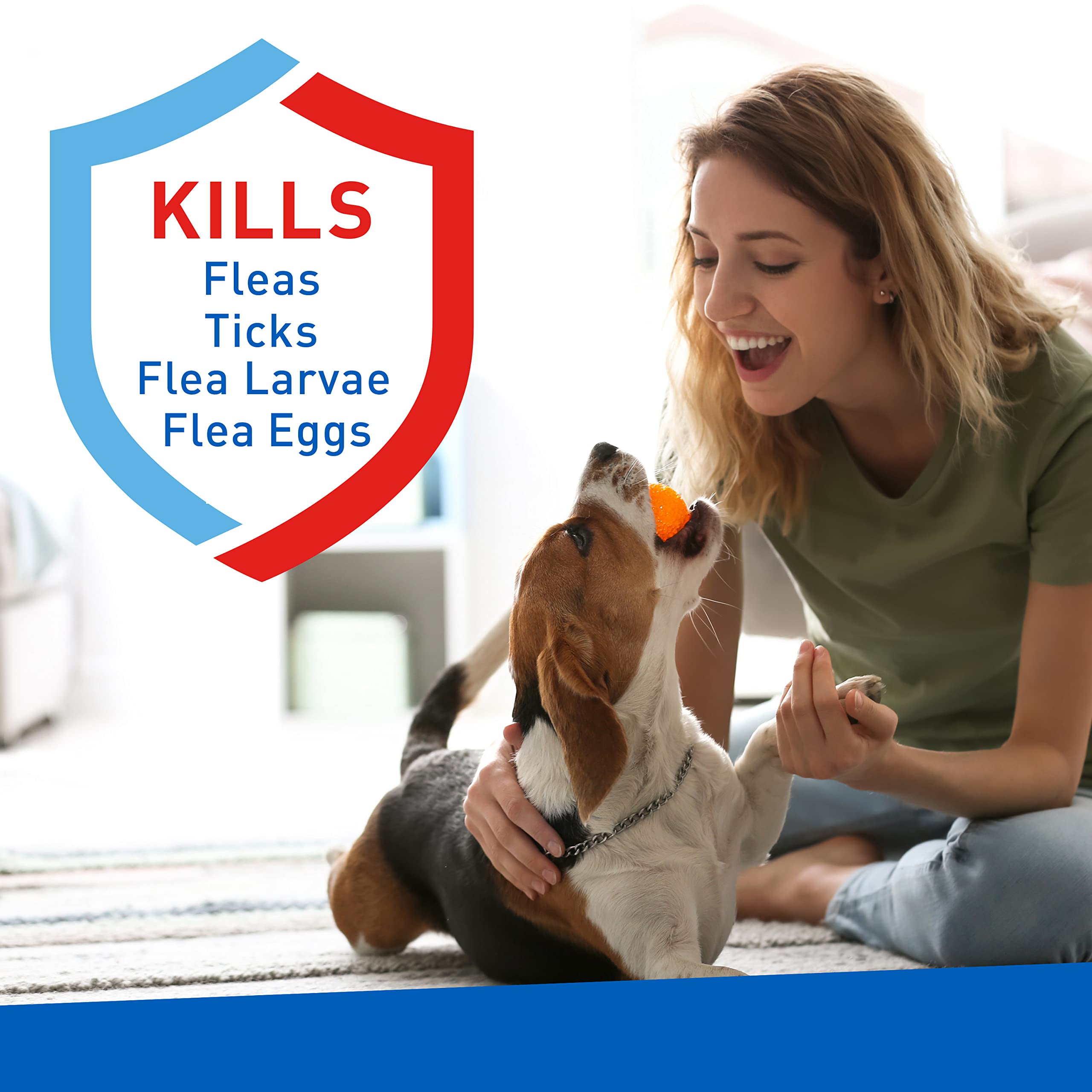 ADAMS Plus Carpet Powder, Kills Fleas and Ticks On Contact, Kills All Stages of the Flea Life Cycle, 30 Day Protection, Freshens