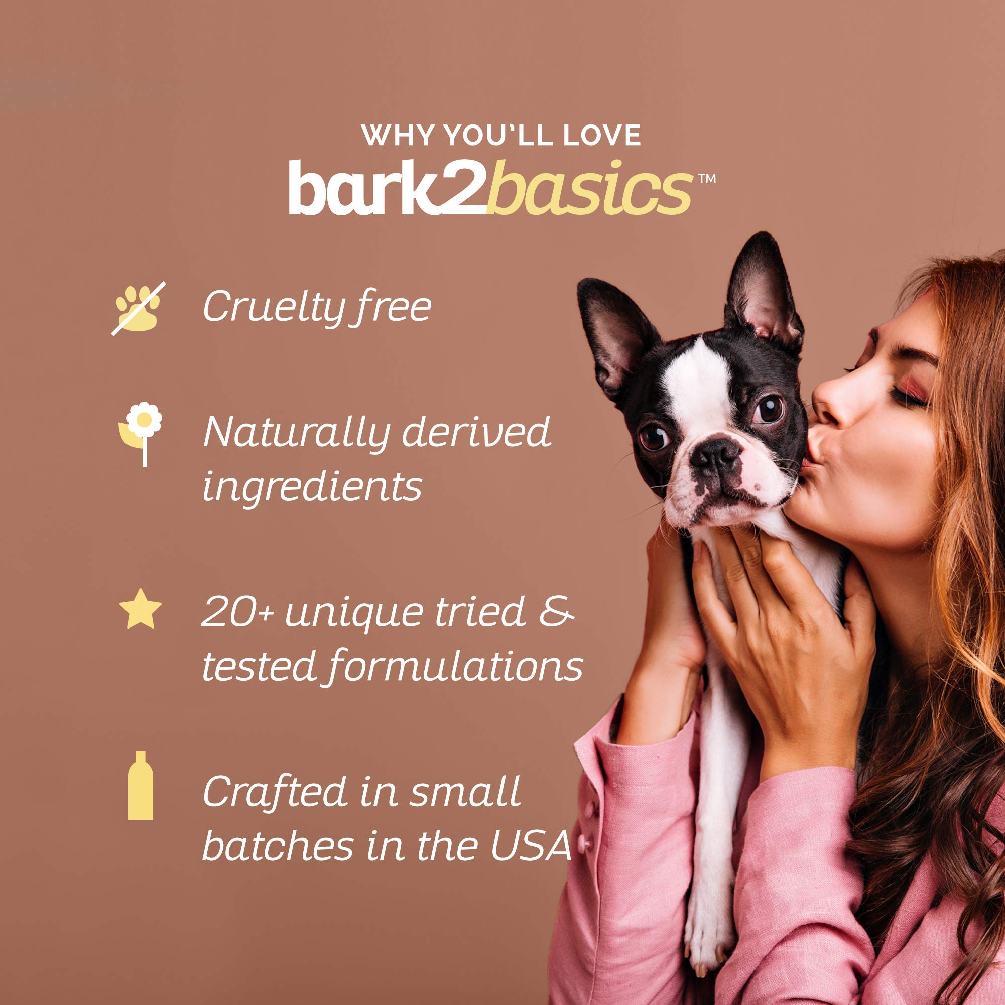 Bark 2 Basics Wild Berry Dog Shampoo, 1 Gallon  Unique Herbal Blend, Finest Natural Ingredients, Handcrafted, Soap-Free & Cruelt