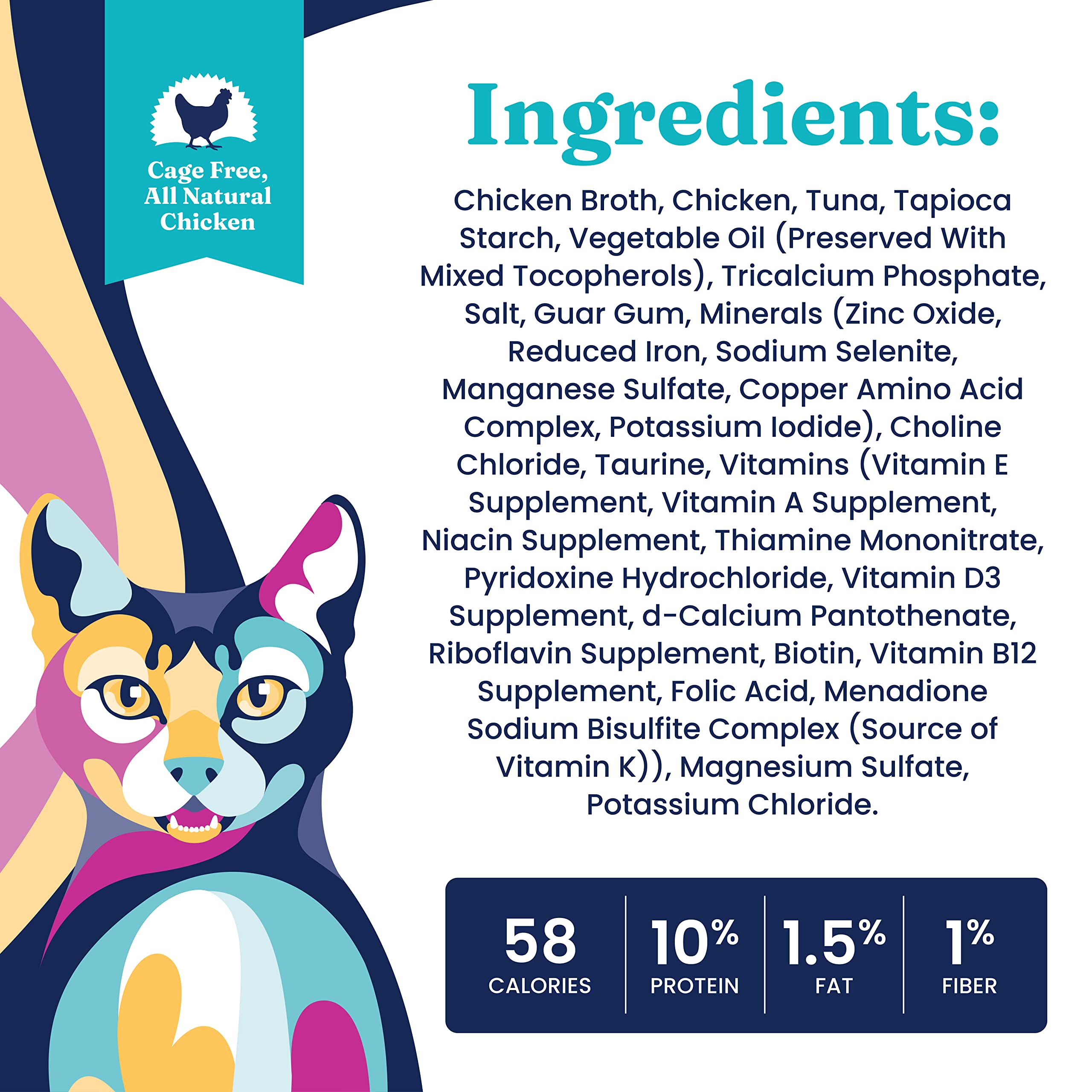Solid Gold Natures Harmony Wet Cat Food - Chicken & Tuna Shreds in Gravy - Canned Cat Food, 24 Pack