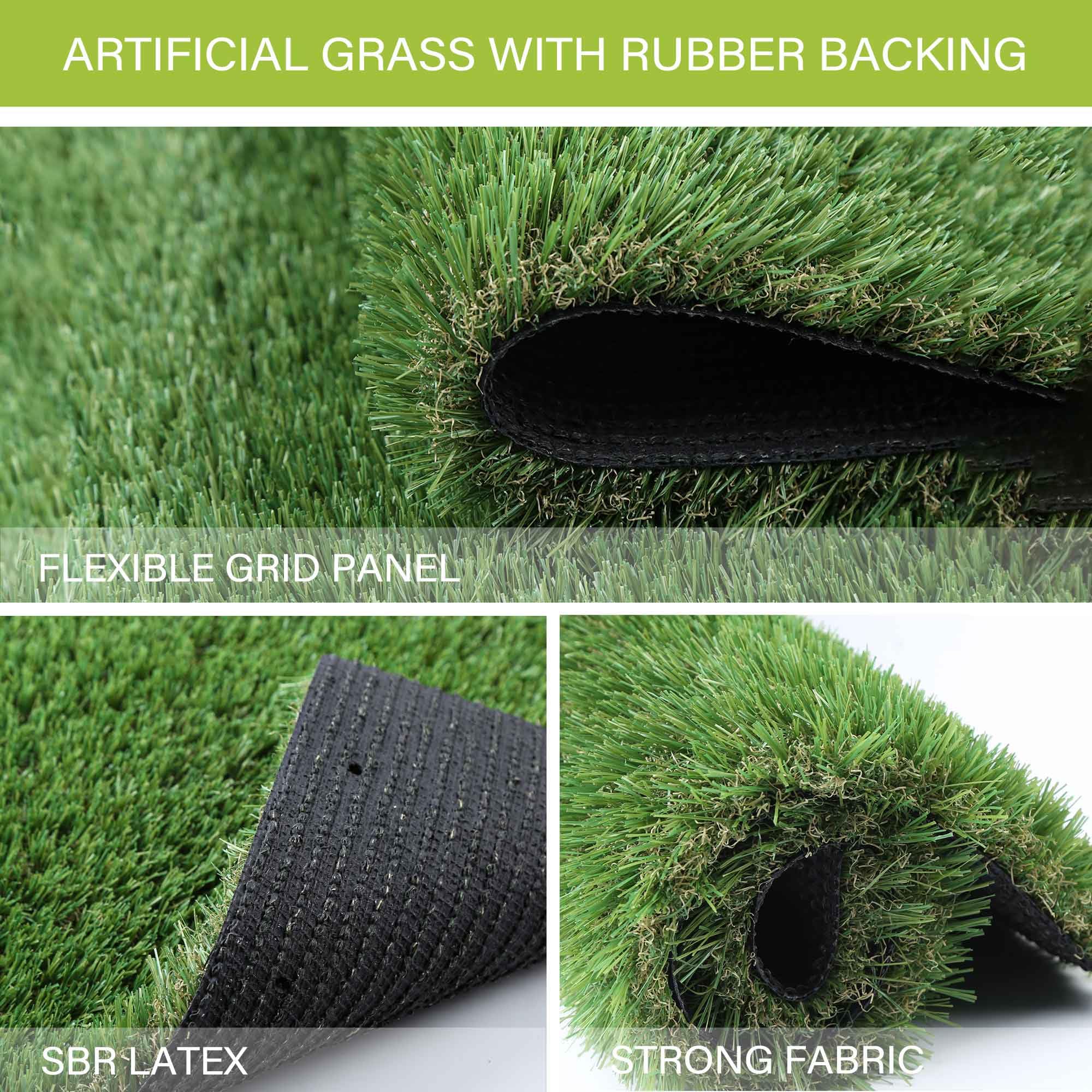SUNTURF Artificial Grass for Dogs, 5x8ft Green Dog Pee Pad, Washable & Reusable Indoor/Outdoor Turf for Potty Training