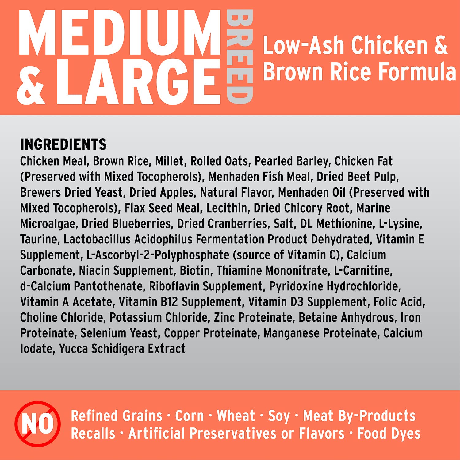 Annamaet Original Encore Formula Dry Dog Food, 25% Protein (Chicken & Brown Rice), 12-lb Bag
