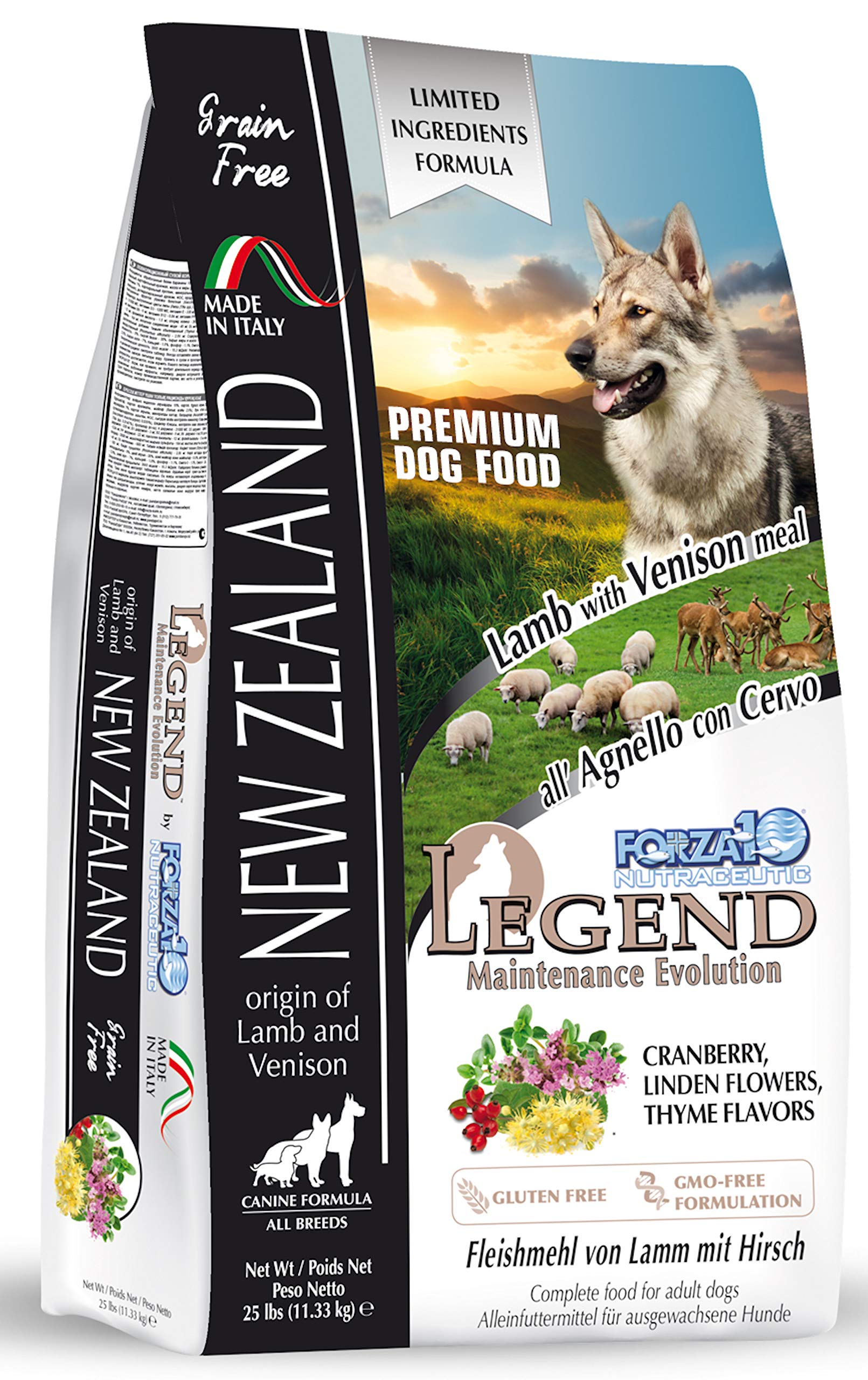 Forza10 Legend Daily Dry Dog Food 25 Pound Gluten Free Grain Free Chicken Free Quality All Natural Veterinarian Recommended Lamb