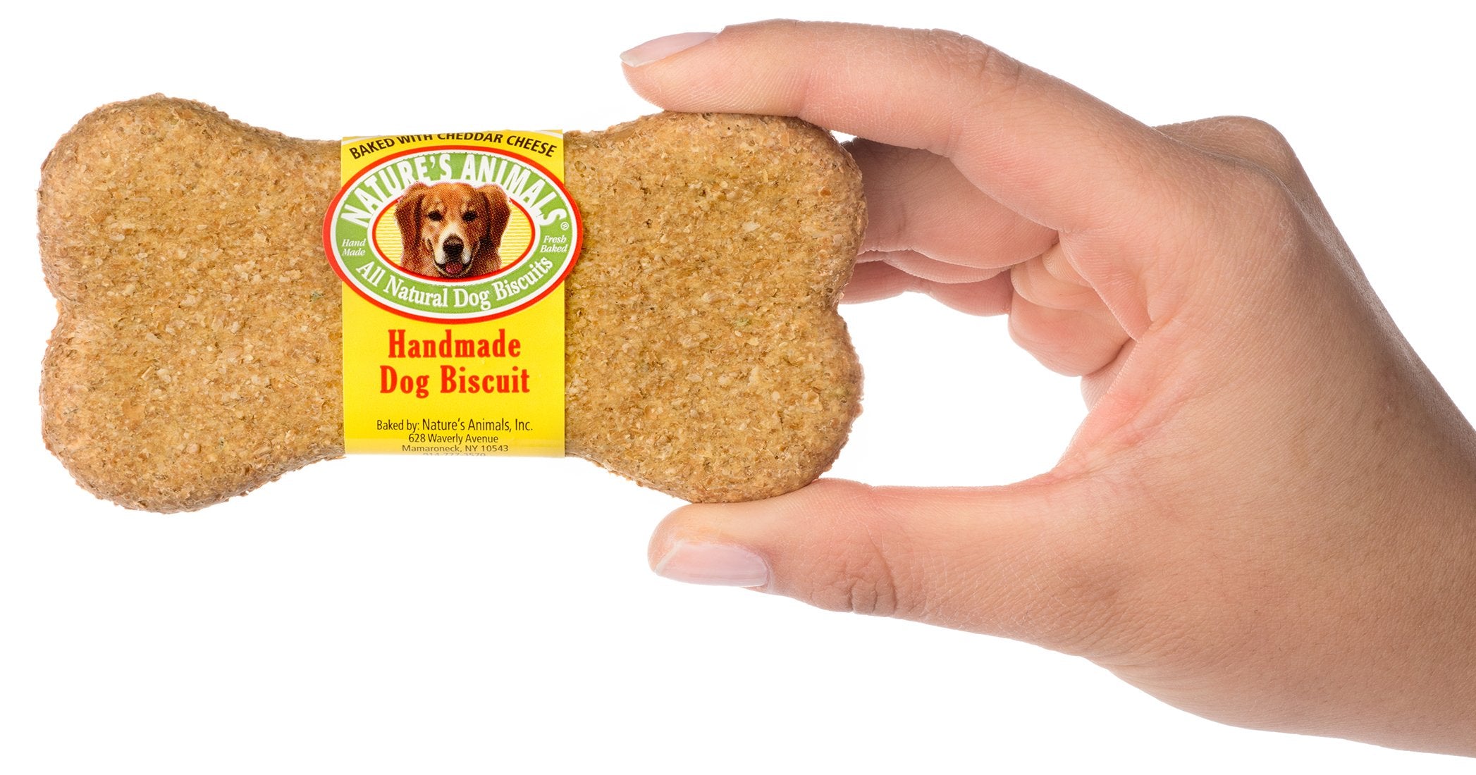 Nature's Animals Original Bakery Biscuits - All Natural Dog Treats, 24 Count, 4 inch, Plastic