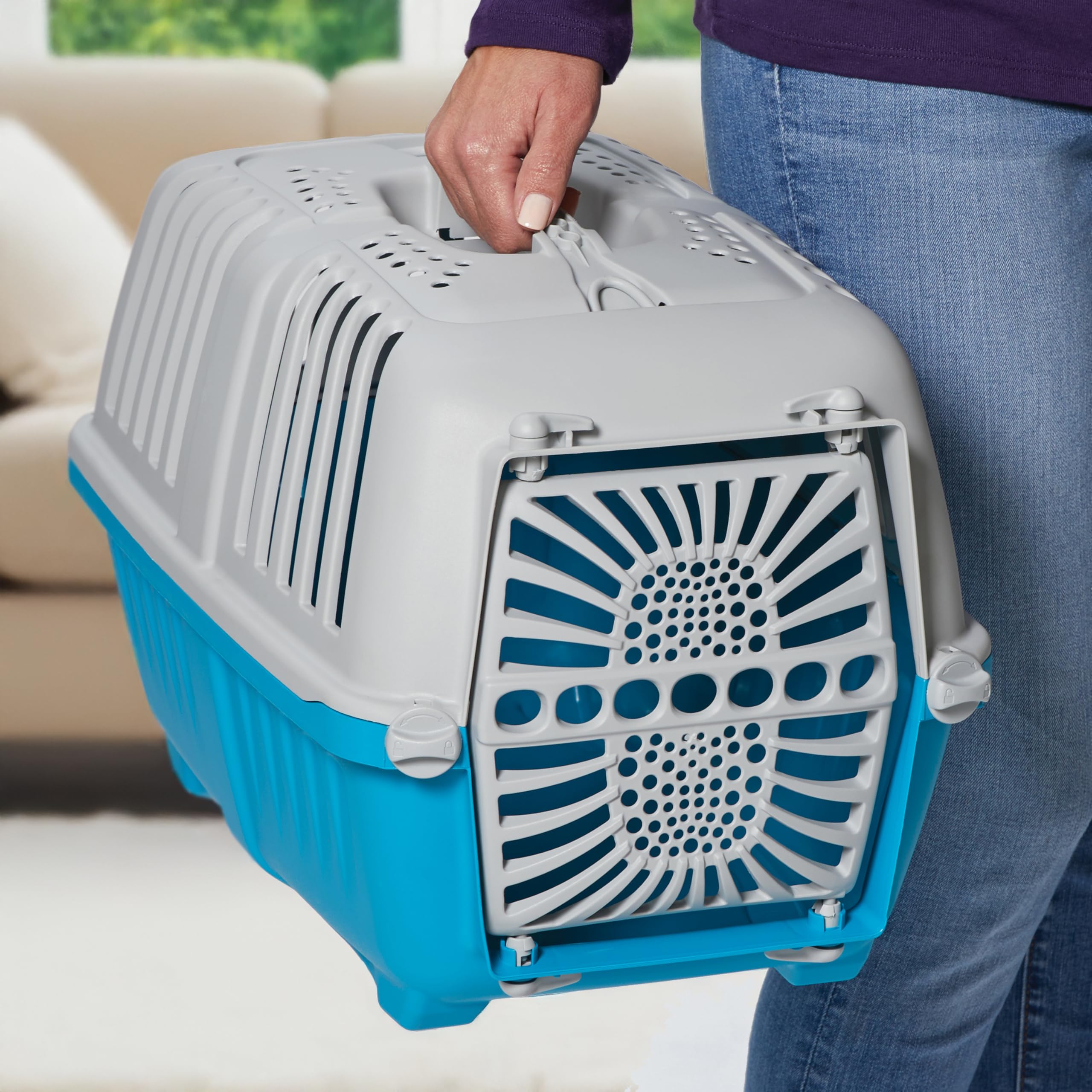Midwest Homes For Pets Spree Travel Pet Carrier | Hard-Sided Pet Kennel Ideal For Xs Dog Breeds, Small Cats & Small Animals | Do