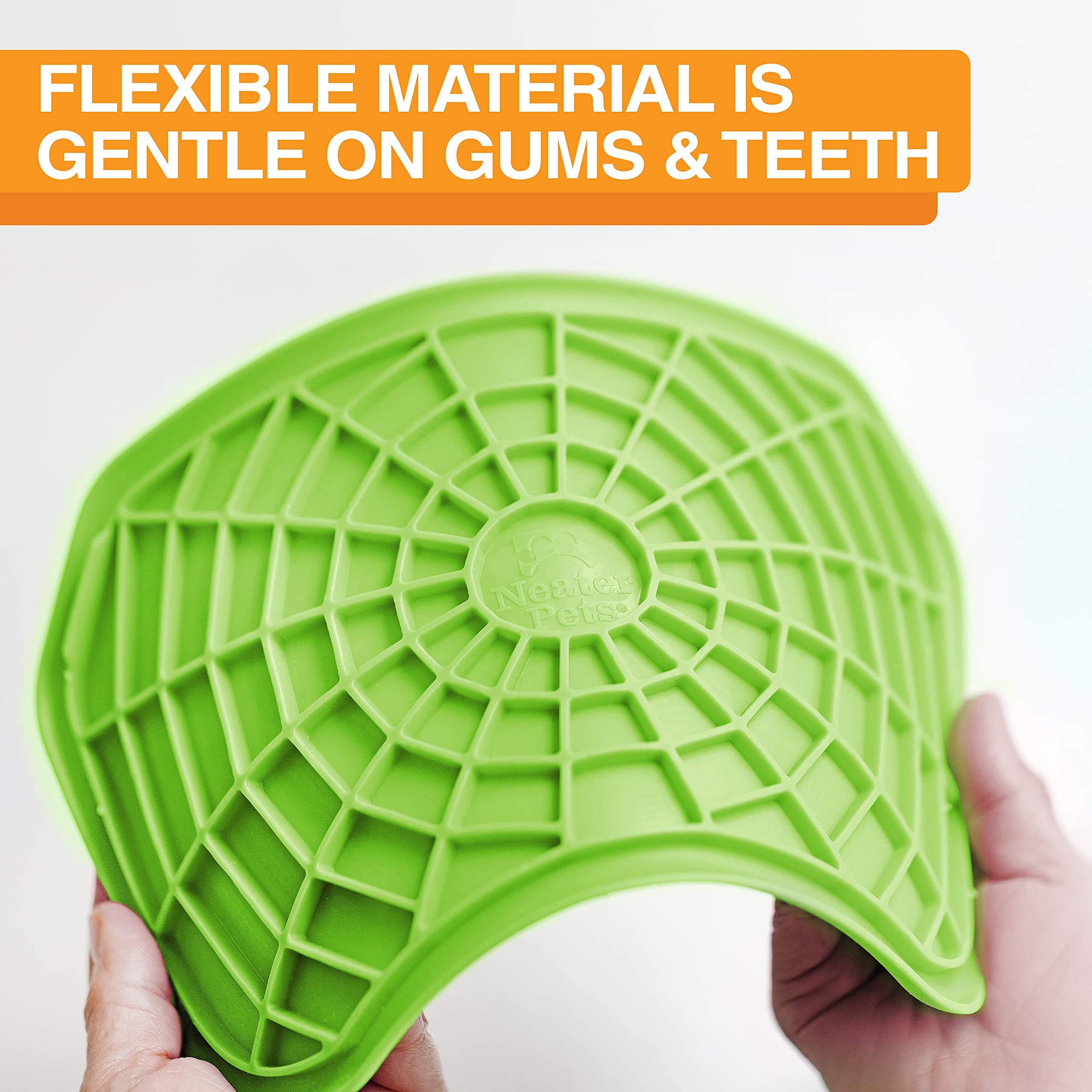 Neater Pets - Neat-Lik - Slow Feeding Pad for Dogs & cats - Puzzle Toys Provide Boredom & Anxiety Relief - Fill Licking Pad with