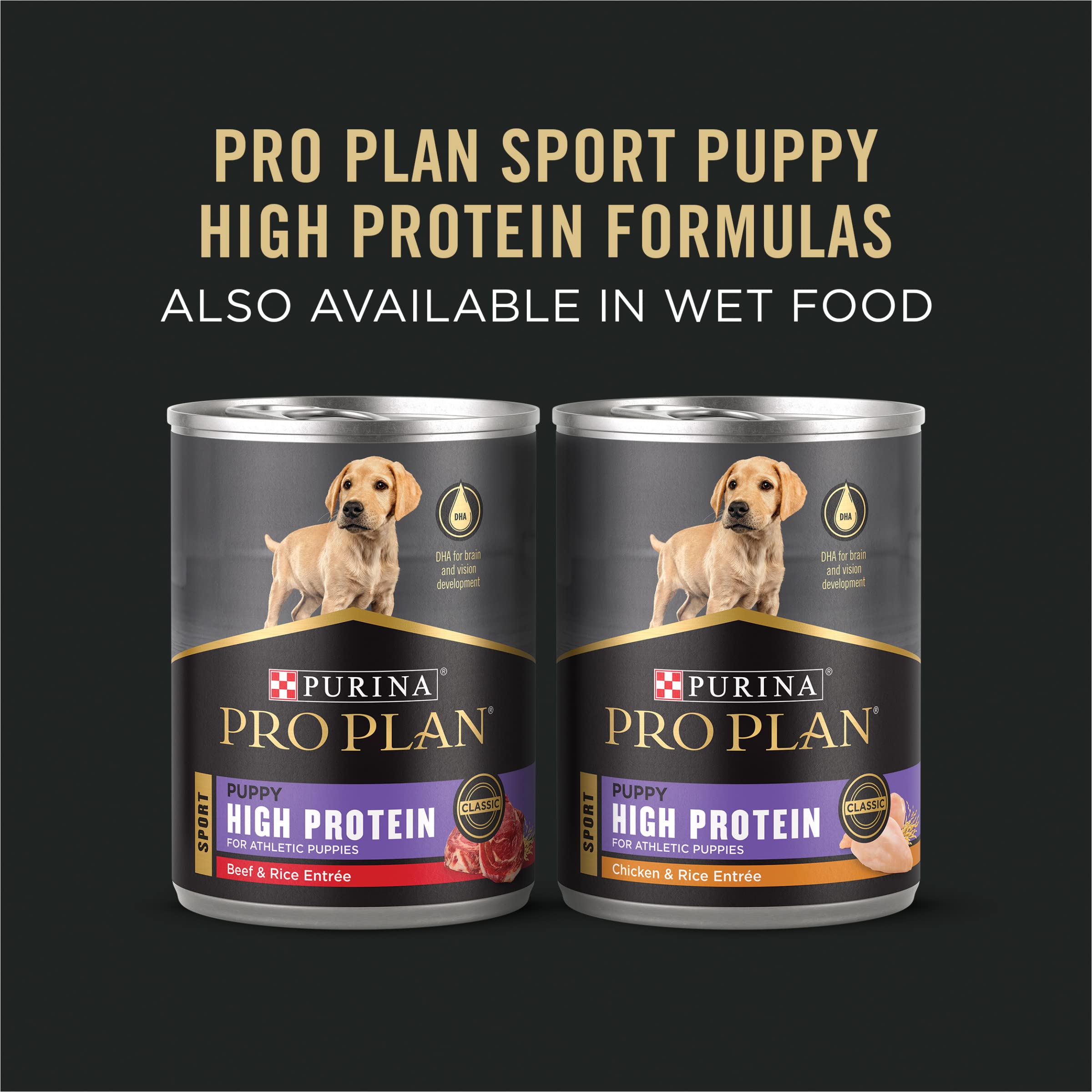 Purina Pro Plan Sport Development Large Breed 30/18 Chicken and Rice High Protein Dog Food Puppy Formula - 18 lb. Bag