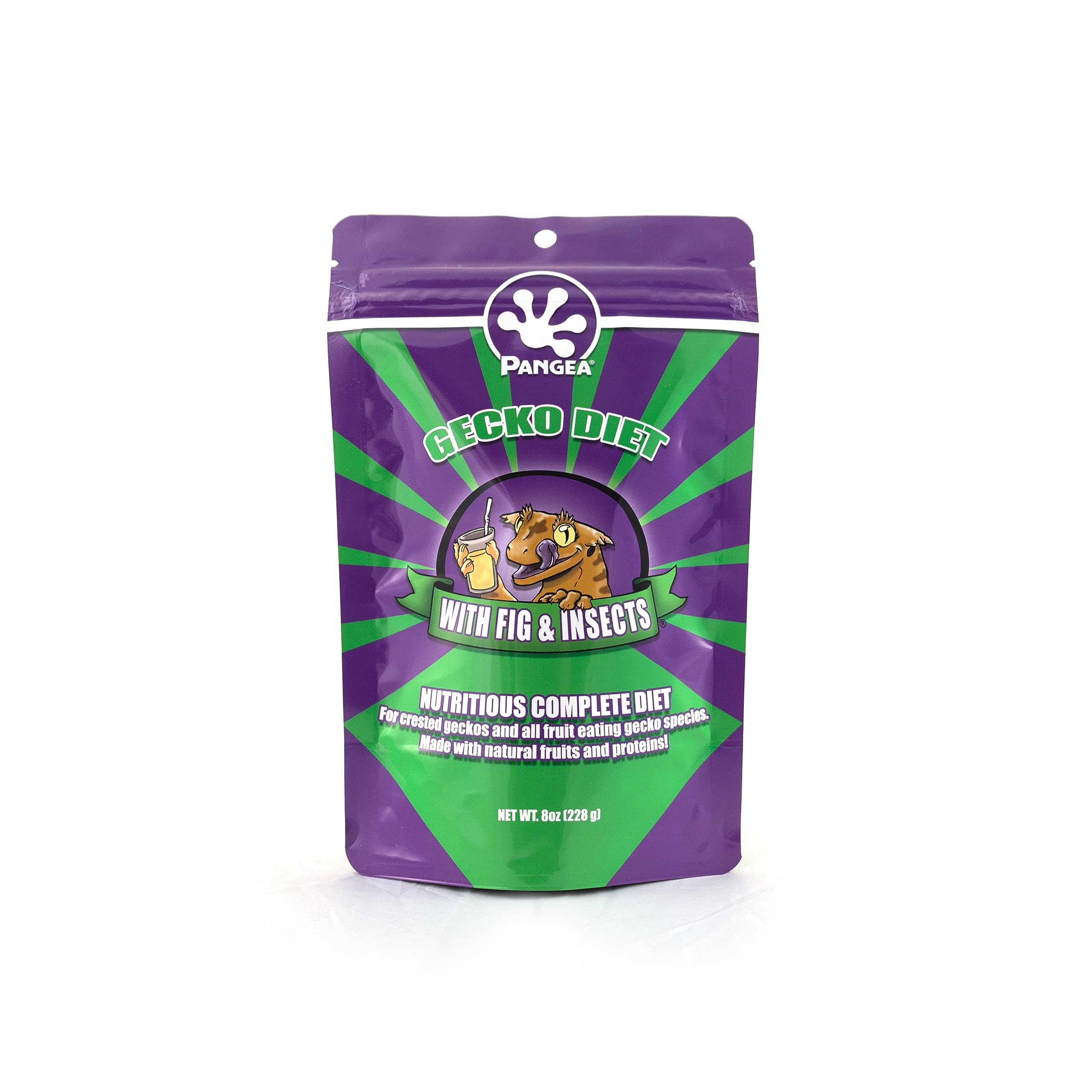 Pangea Fruit Mix Fig & Insects Crested Gecko Complete Diet 8 oz (1/2 lbs)