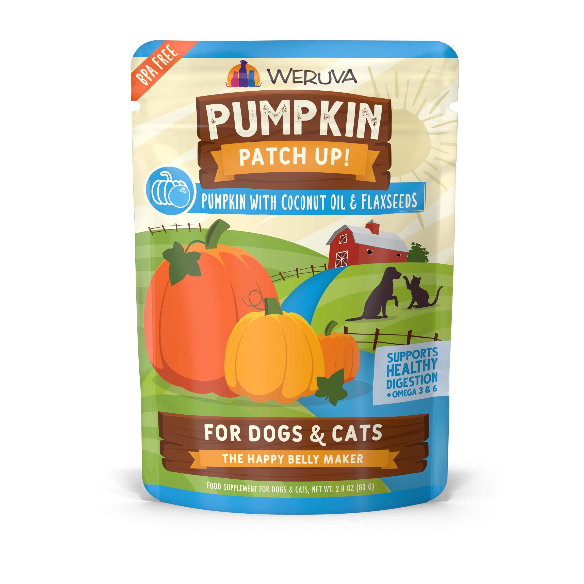 Weruva Pumpkin Patch Up! Pumpkin Pouches for Dogs & Cats
