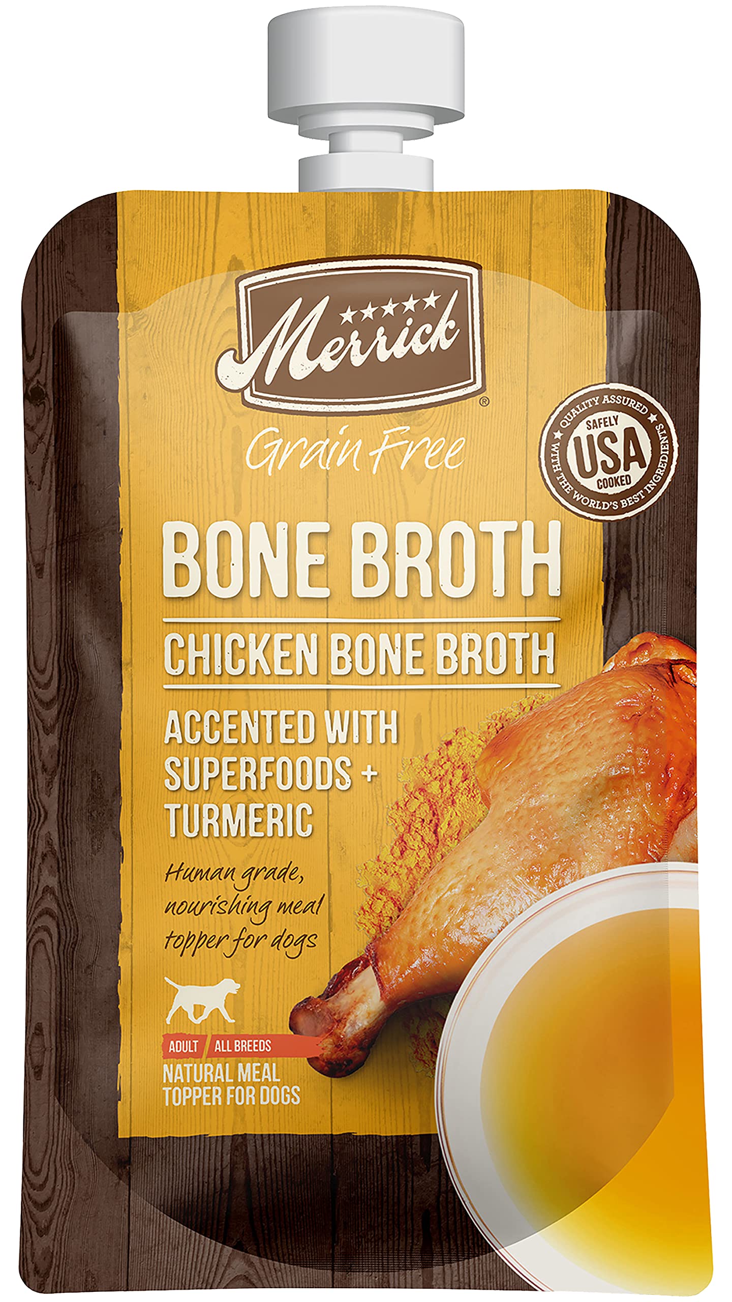 Merrick Grain Free Bone Broth Chicken Recipe - 7 oz