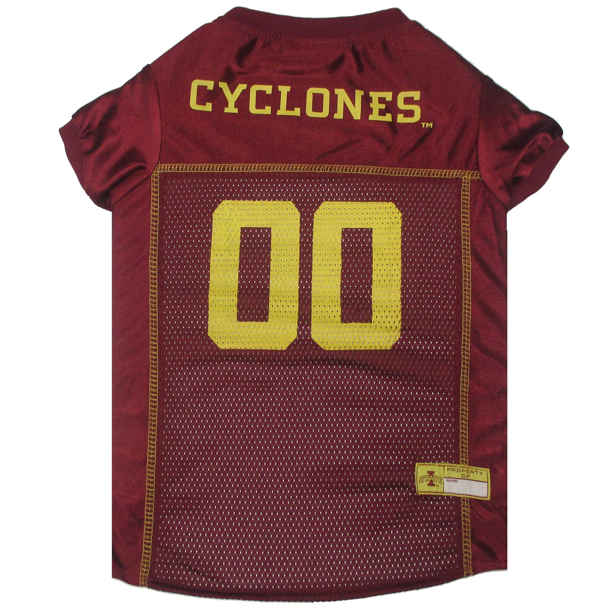 Pets First NCAA College Iowa State Cyclones Mesh Jersey for Dogs & Cats, XX-Large. Licensed Dog Jersey with Your Favorite Footba