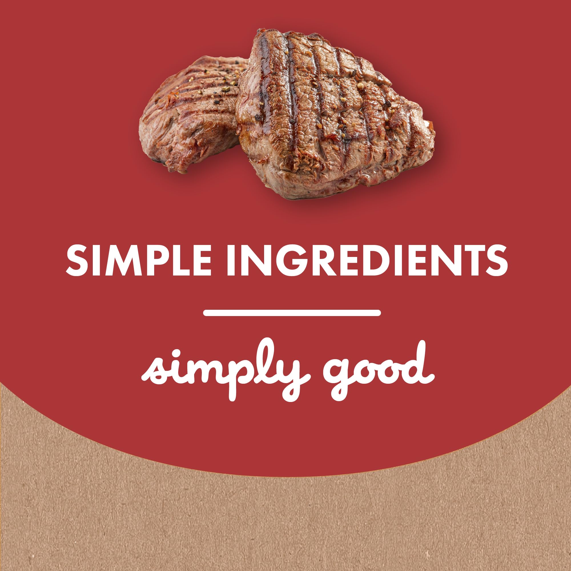 Buddy Biscuits Softies 5 oz Pouch, Grain-Free Soft & Chewy, Natural Grilled Beef Flavor Dog Treats, Oven Baked in The USA