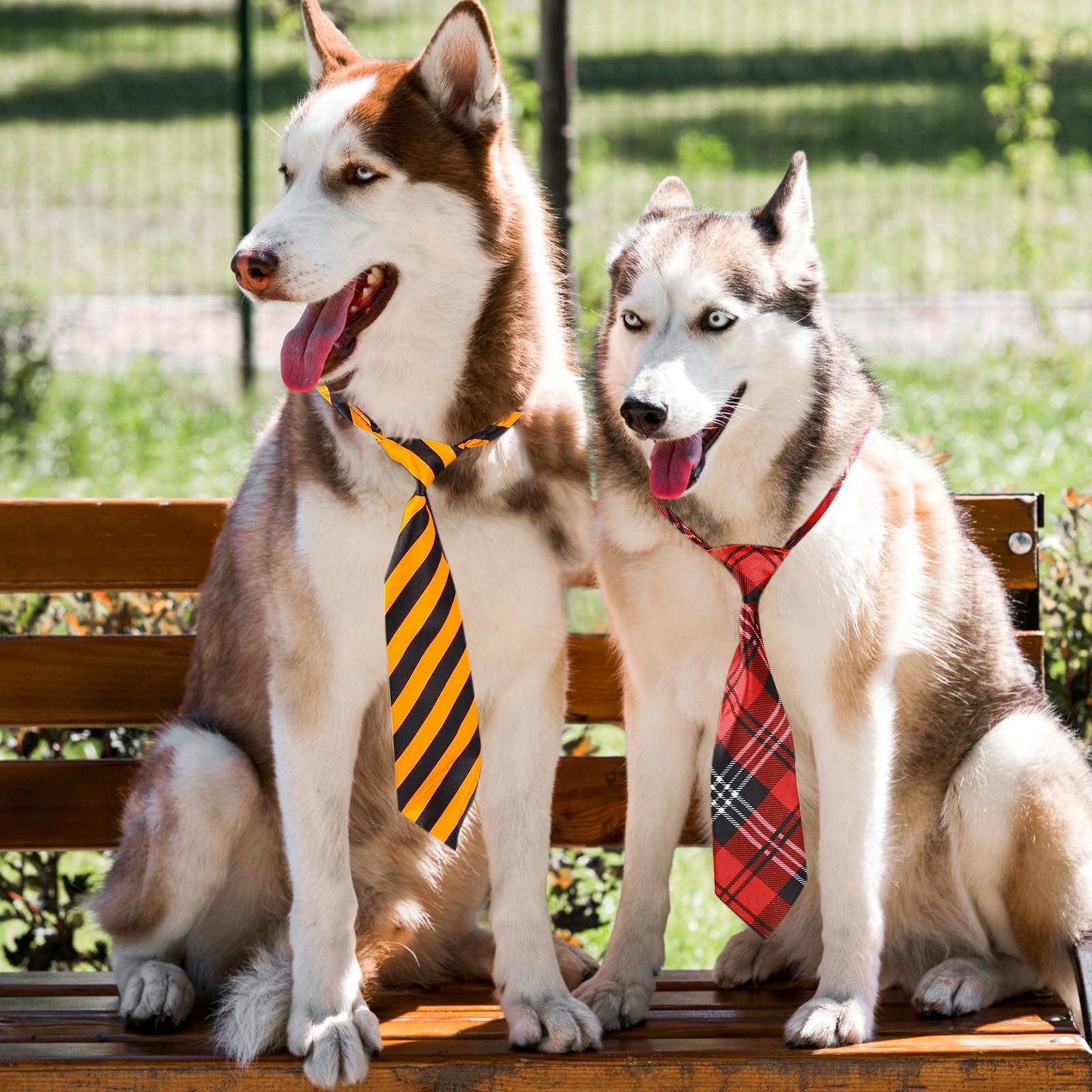 Segarty Adjustable 50 Pcs Dog Ties Neckties, Dog Neck Ties And Bows For Medium Large Pets Festival Formal Bulk Pet Bowties Colla