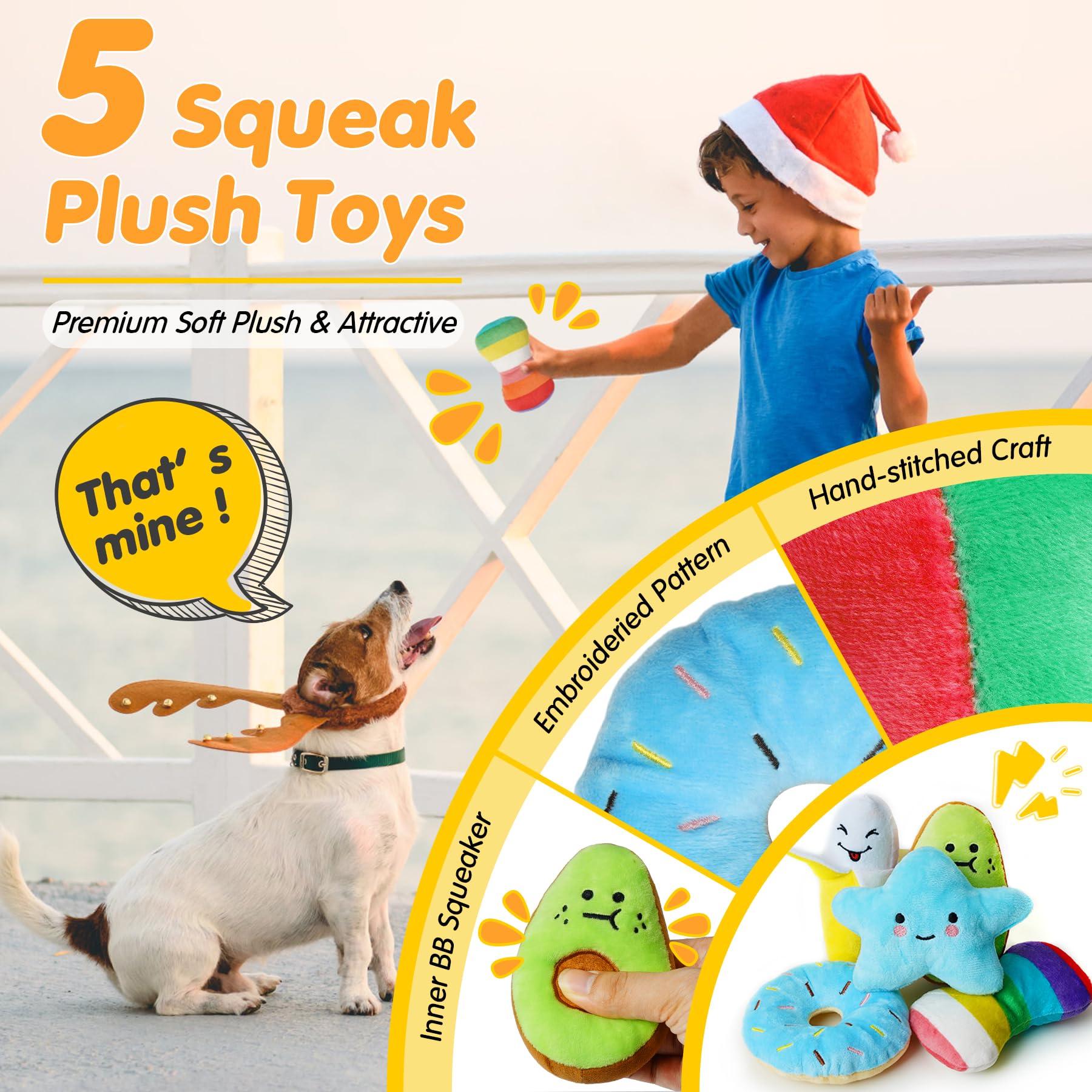 Zeaxuie 25 Pack Luxury Dog Chew Toys For Puppy, Dog Toys With Ropes Puppy Chew Toys, Treat Ball And Squeaky Puppy Toys For Teething Small Dogs