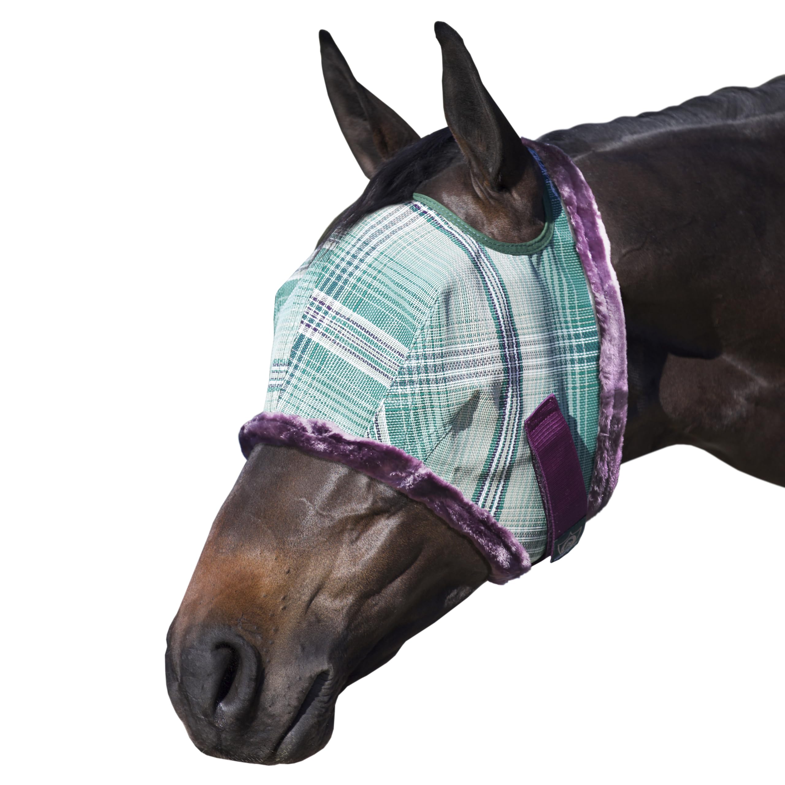 Kensington Fly Mask w/Fleece Trim Size:S-Yearling Color: 2019 - Imperial Jade