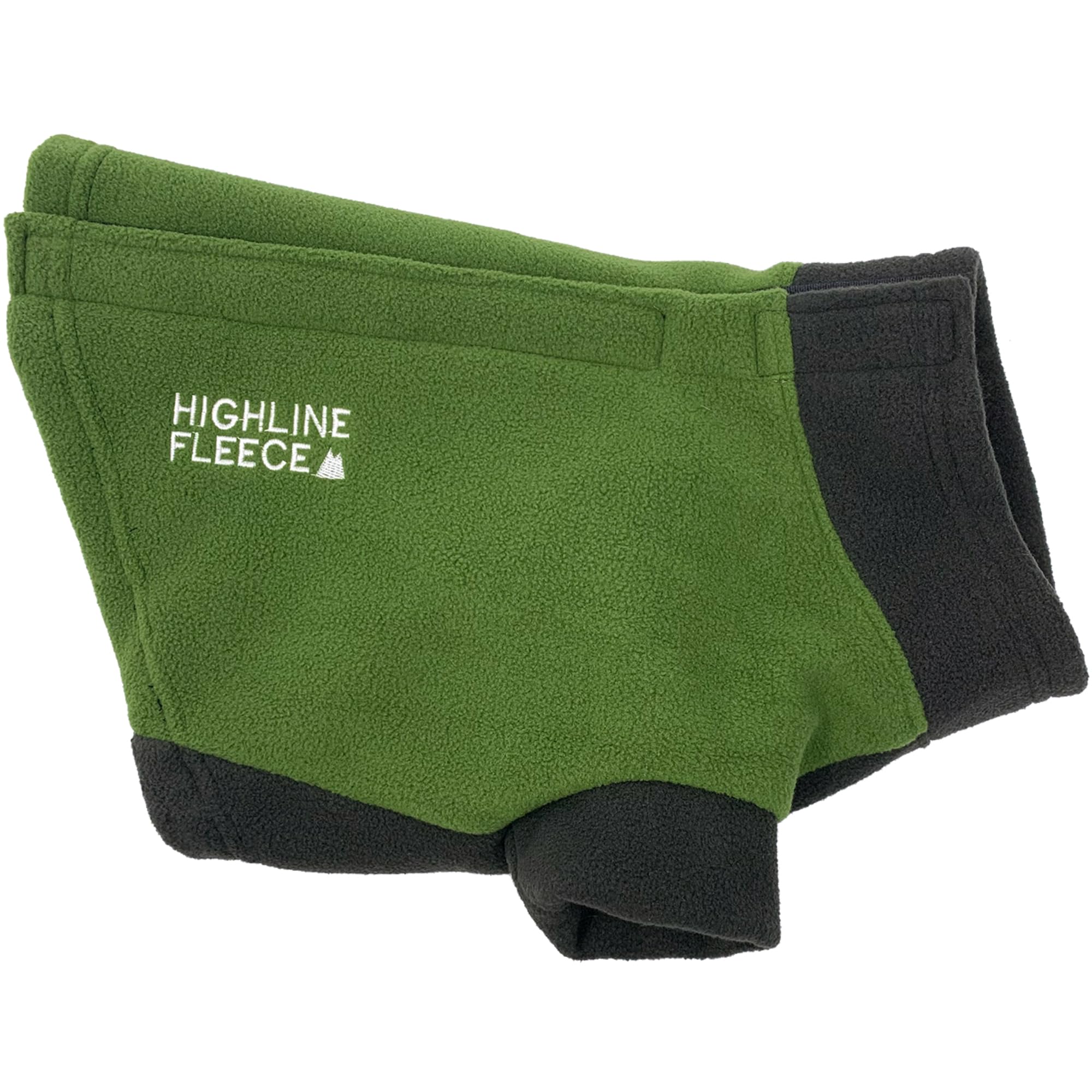 Doggie Design Highline Fleece Dog Coat Two Tone Green (Size 24)