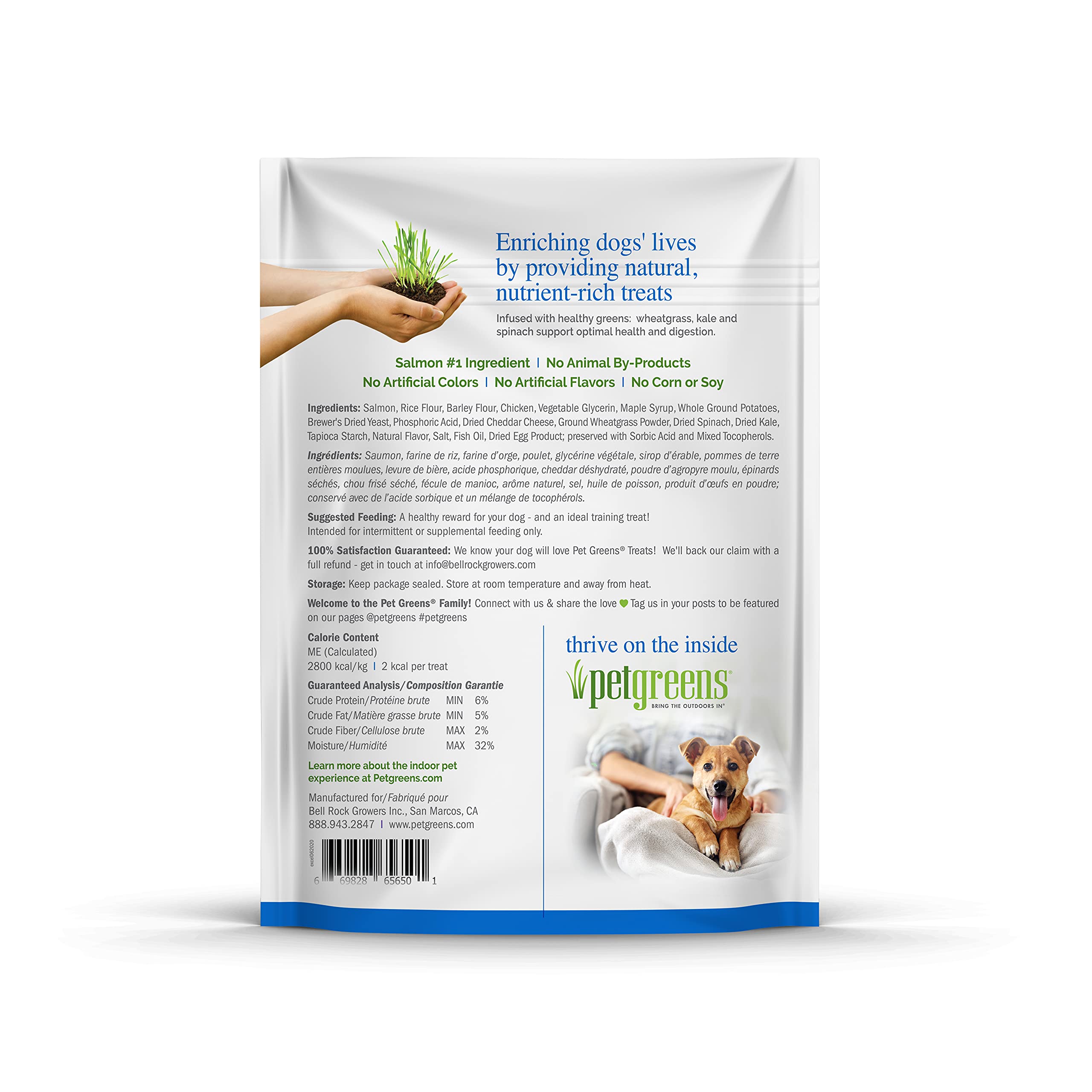 Pet Greens Treats Healthy Salmon Semi-Moist Dog Treat