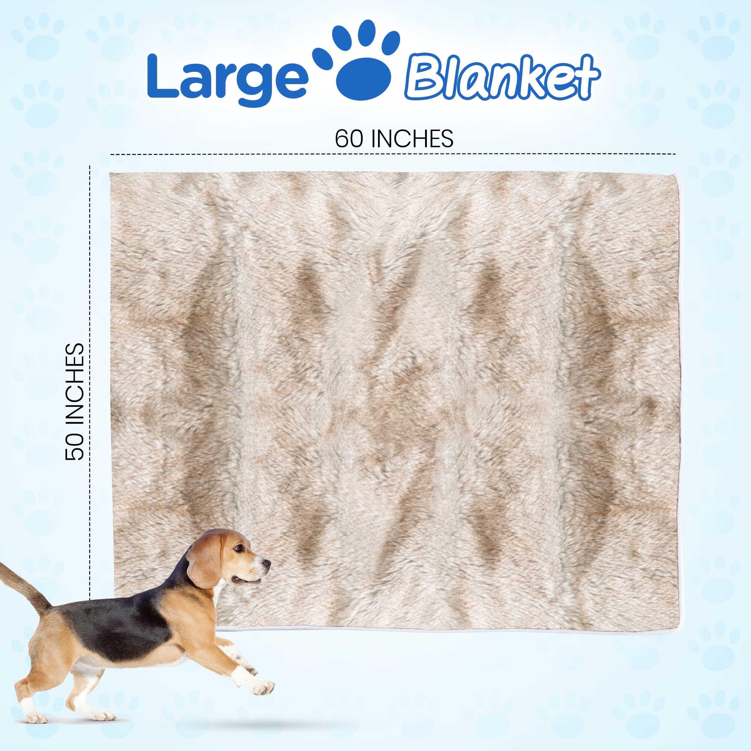 Pupprotector, Short Fur Throw, Soft Plush Waterproof Dog Blanket To Protect Car Seats And Furniture