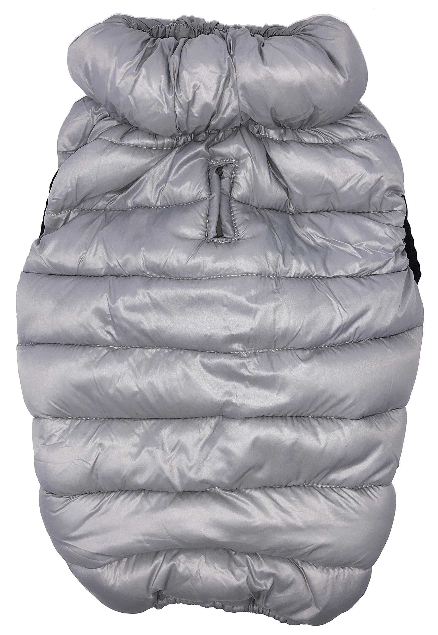 Pet Life Pursuit Quilted Ultra-Plush Thermal Dog Jacket, Sm, Grey