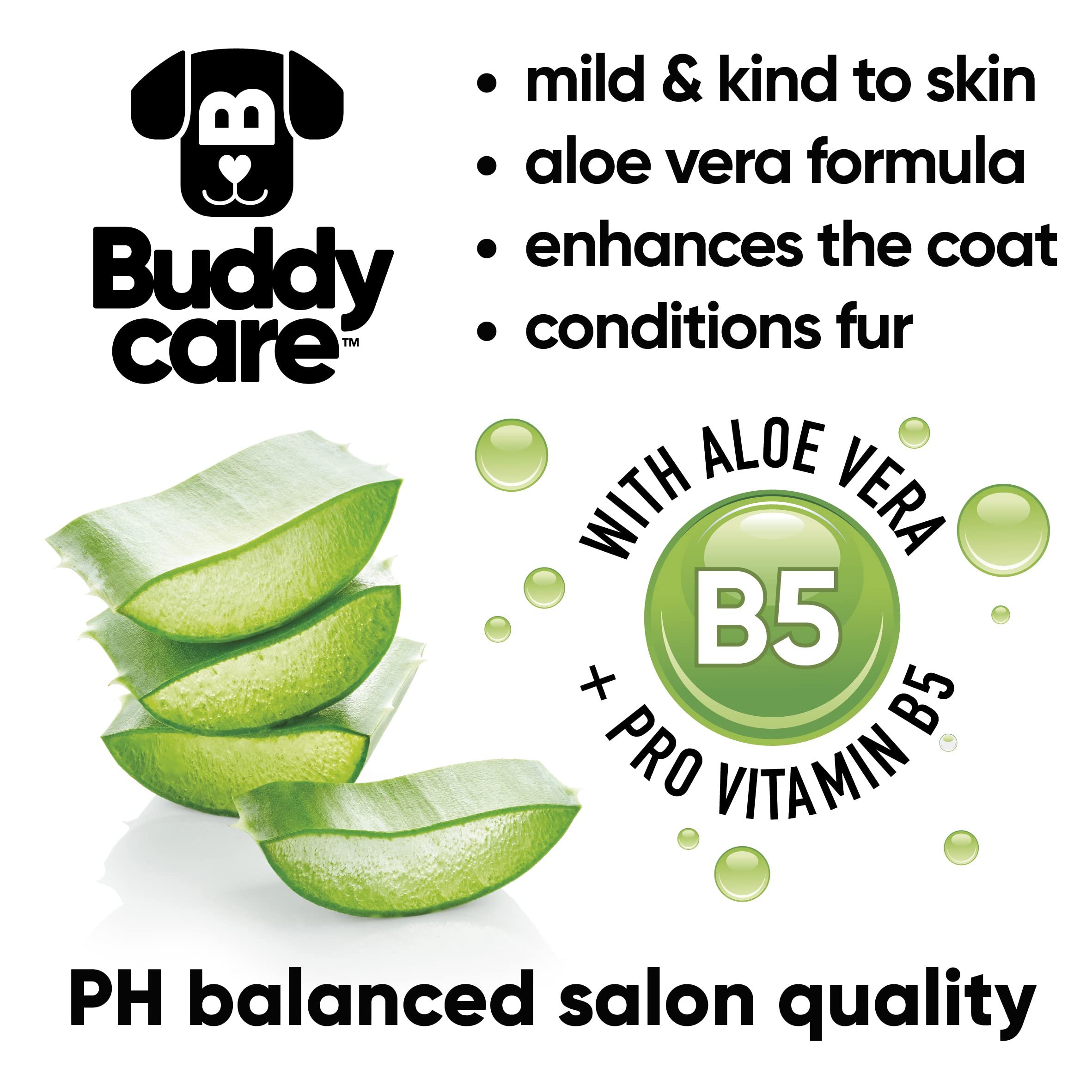 Buddycare Derma Sensitive Dog Shampoo With Aloe Vera And Pro Vitamin B5 (50.72Oz)