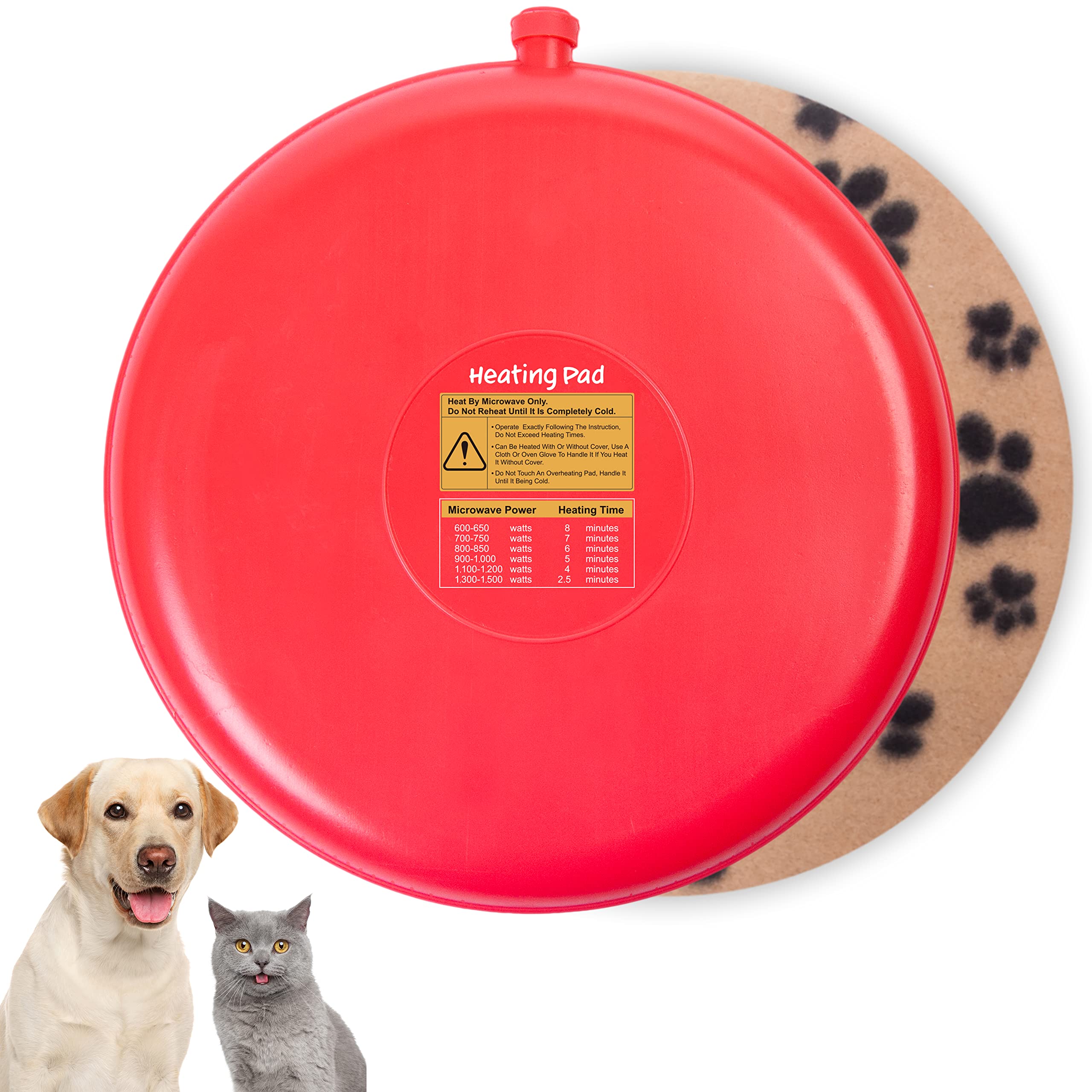 Original Pet Heating Pad Microwave, Snuggle Warming Safe Outdoor Newborn Kitten Puppy Pet Bed Warmer, Gel Reusable Heat Disc, Waterproof Heating Disk For Dog, Cat, Rabbit And Guinea Pig, Pet Gifts