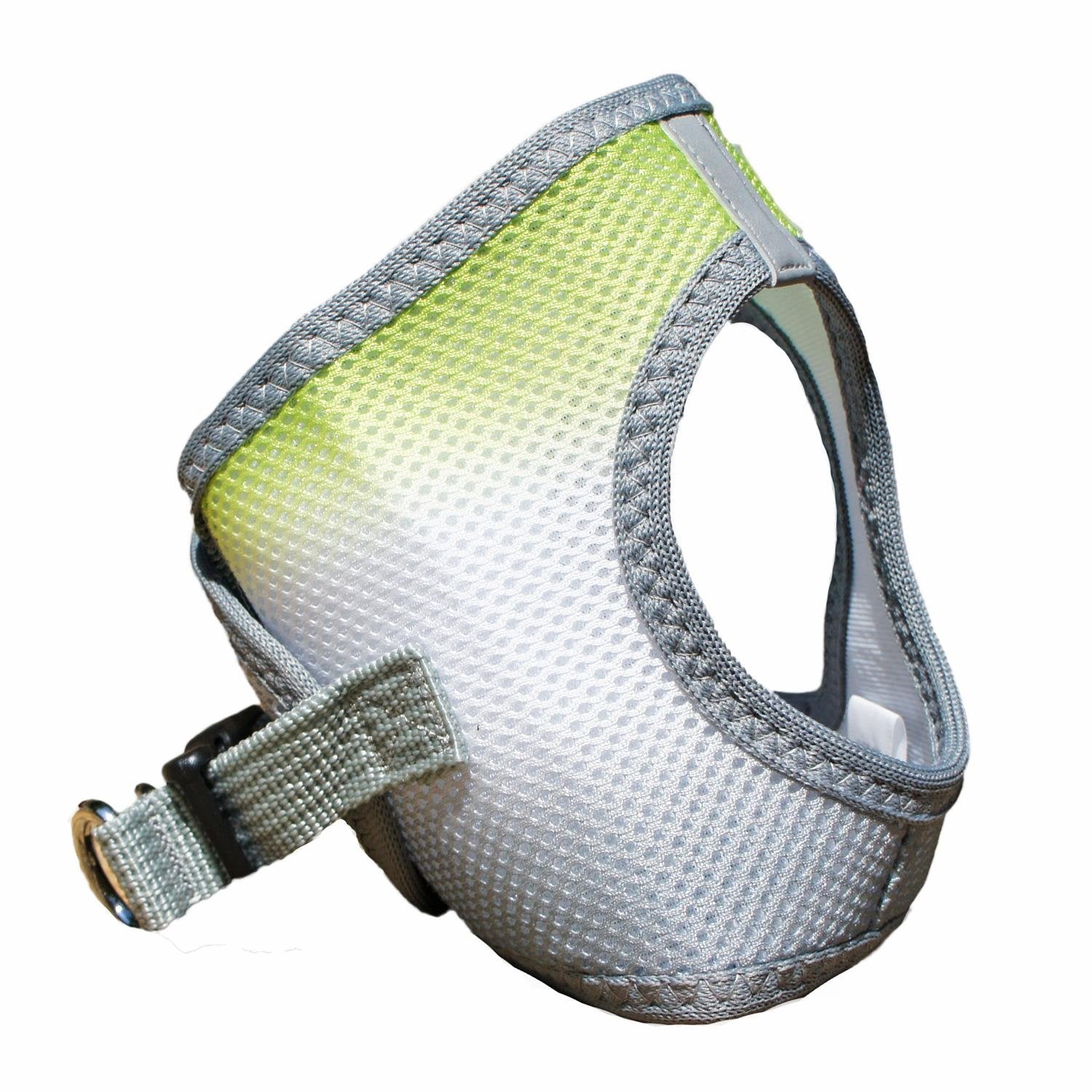 American River Dog Harness Ombre Collection - Limestone Gray XXS