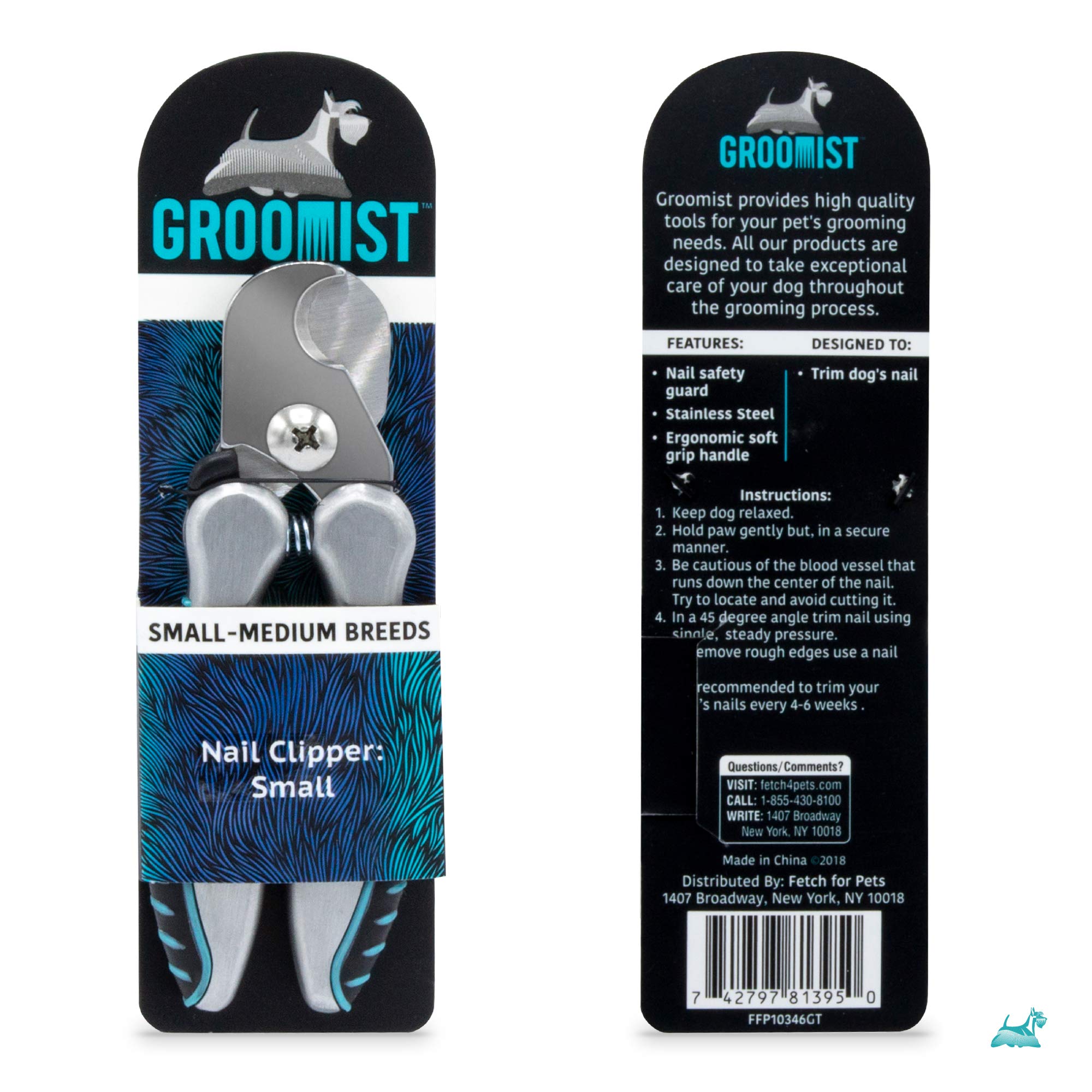 Groomist Small Dog Nail Clippers Nail Clippers For All Small Dogs | High End Grooming Tools For Dogs Small Nail Clipper Small | Small Nail Clippers For Grooming Dogs
