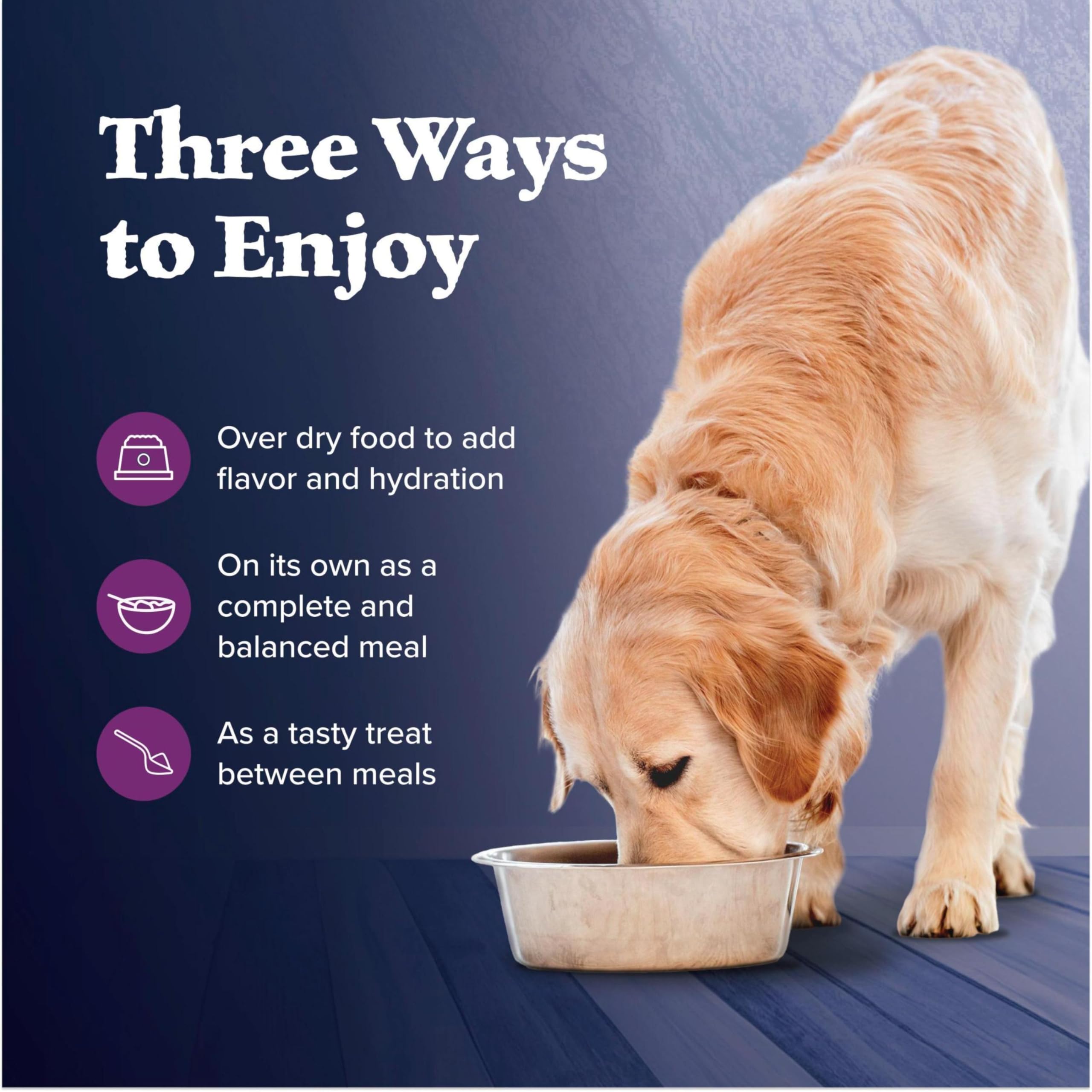 Blue Buffalo Wilderness High Protein Beef and Chicken & Salmon and Chicken Wet Dog Food Variety Pack for Adult Dogs, Grain-Free,