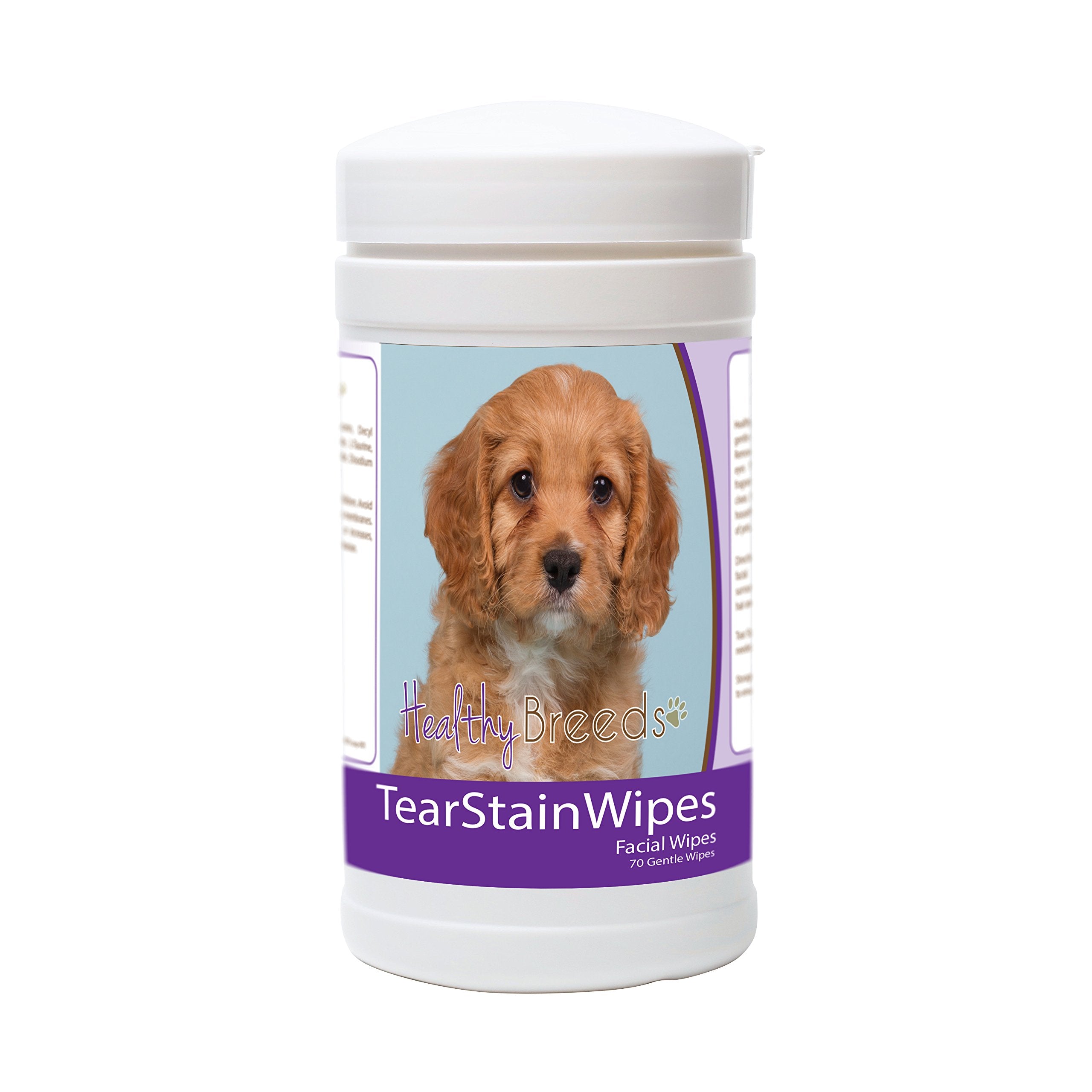 Healthy Breeds Cavapoo Tear Stain Wipes 70 Count