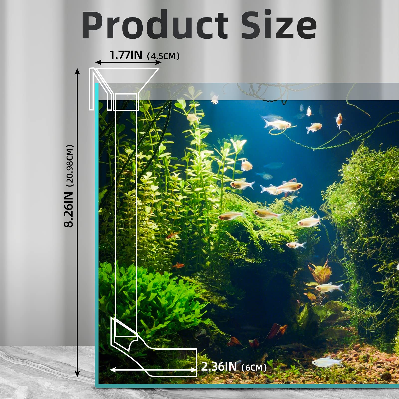 UPETTOOLS Shrimp Feeding Dish Set - Aquarium Fish Feeder Tube Kit with Acrylic Feeding Ring & Cleaning Brush