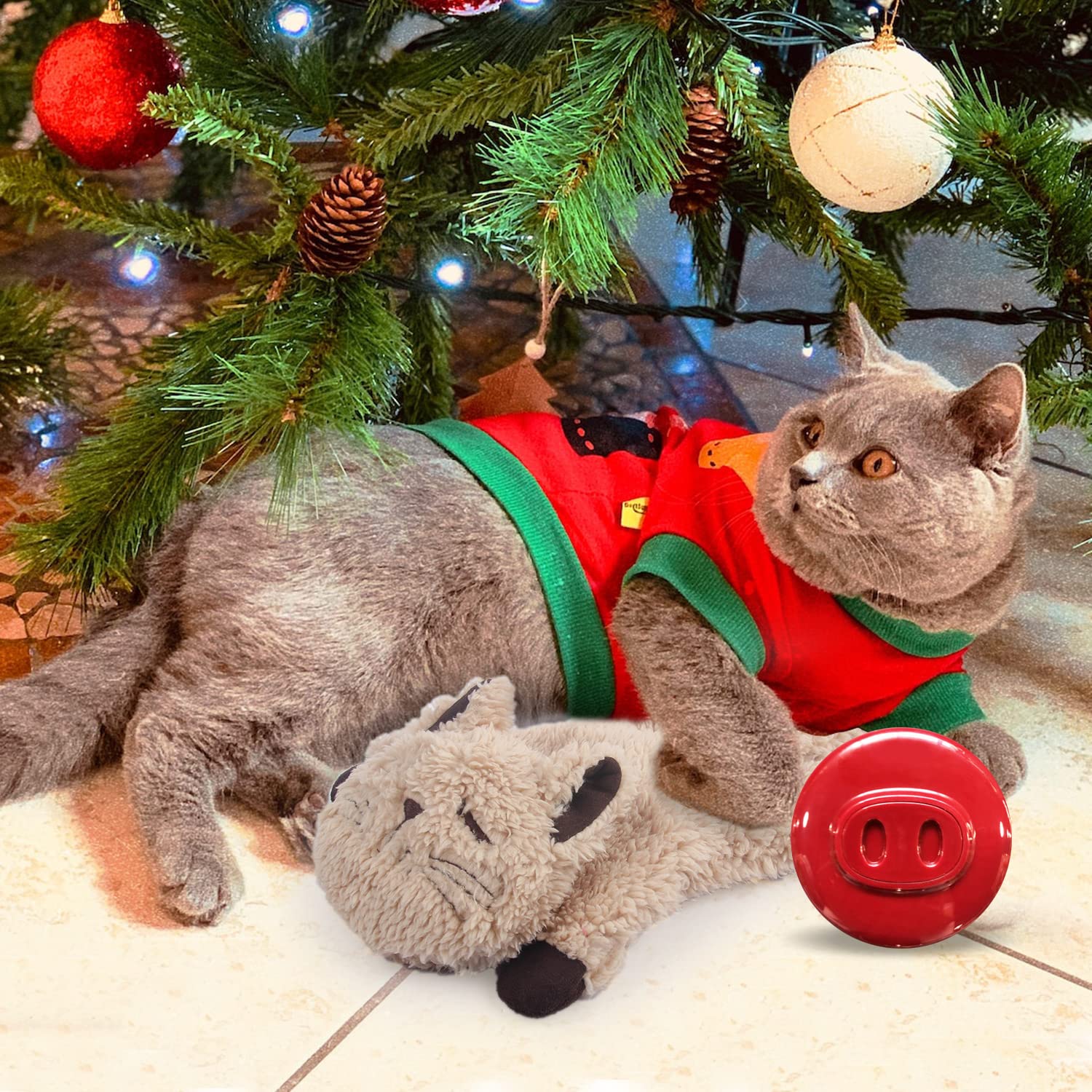 All For Paws Cat Toys For Indoor Cats, Purring Cat, Catnip Toys, Cat Plush Toy, Cat Pillow, Anxiety Toys, Kitten Toys, Pet Toy