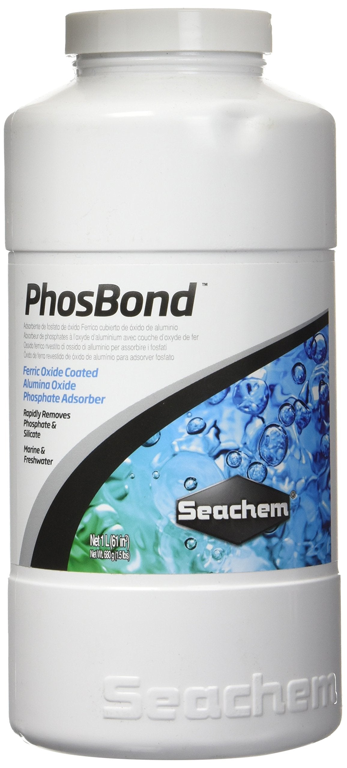 Seachem Phosbond Phosphate Silicate Remover Aquarium Filter Media, 1 L