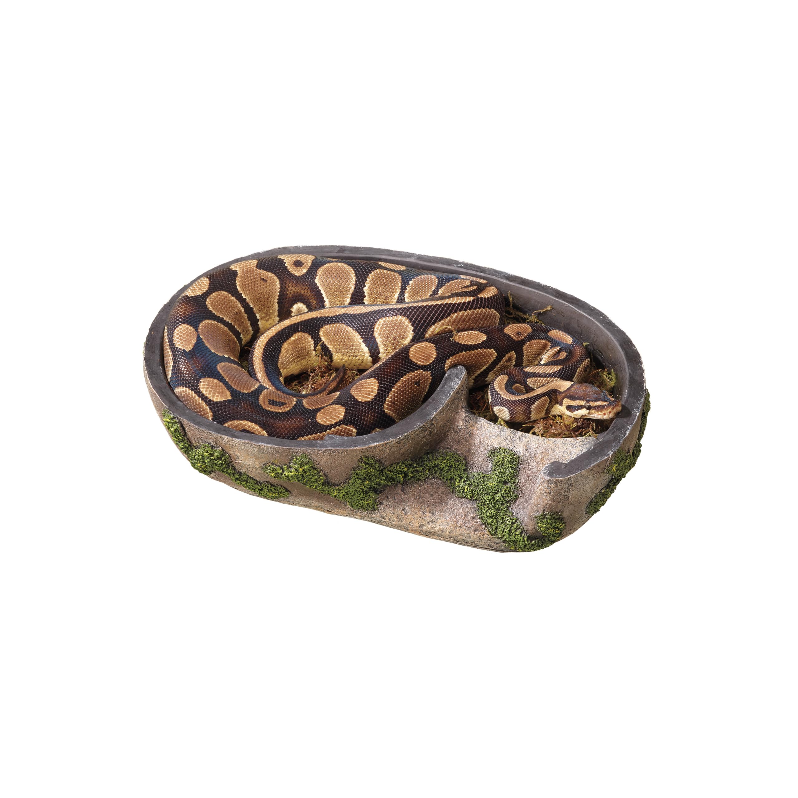 Zilla Pet Terrarium Rock Lair, X-Large, Brown Plastic, Model 100540559