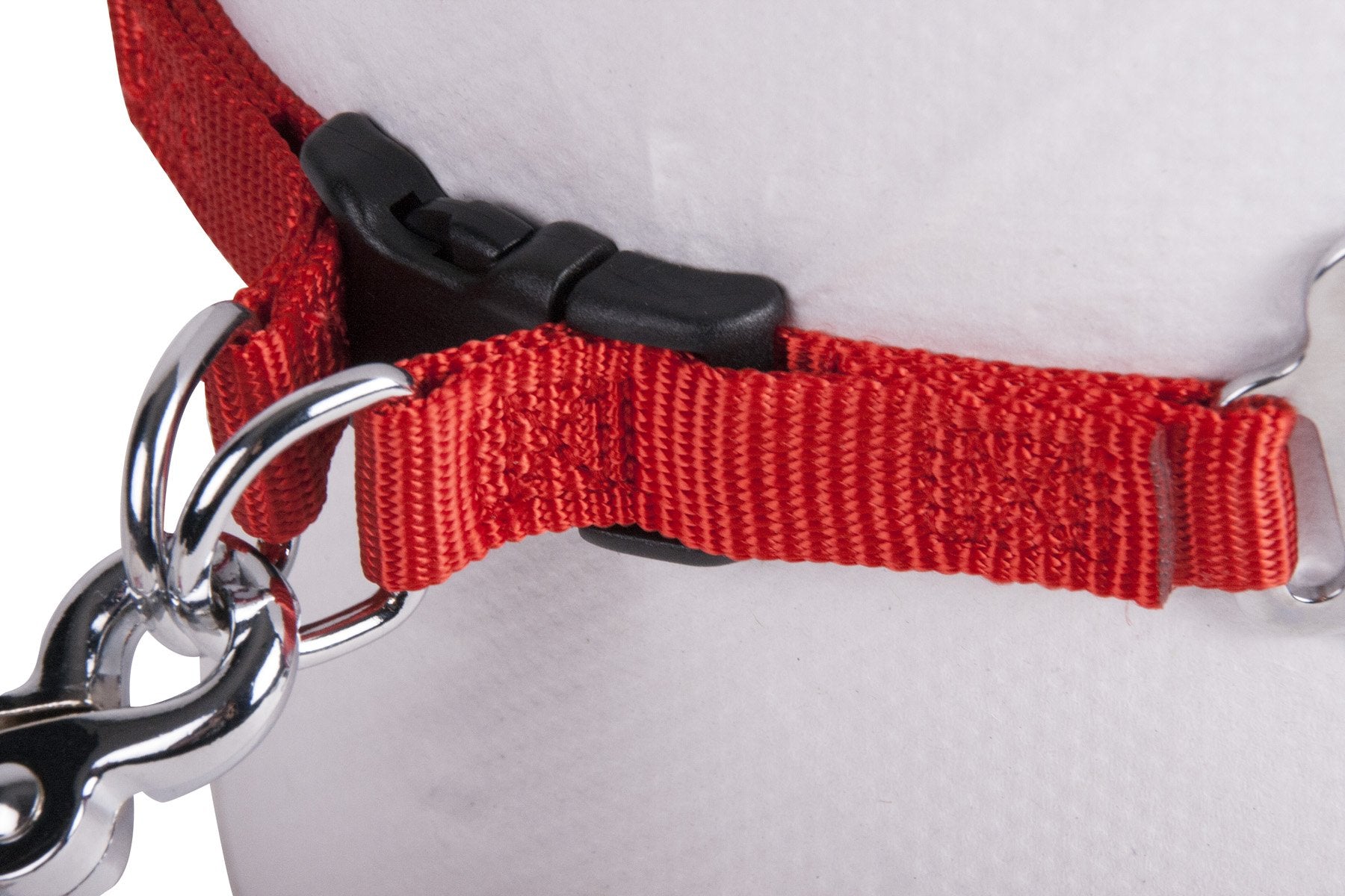 GOGO Pet Products Comfy Nylon Adjustable Pet Harness, Medium, Red, Model 15086