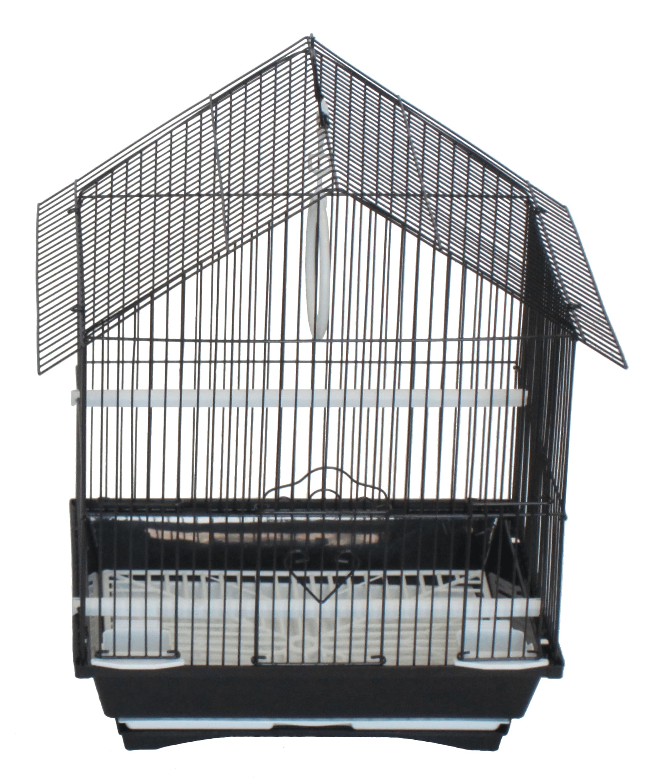 Yml A1114Mblk House Top Style Small Parakeet Cage, 11'' X 9'' X 16''