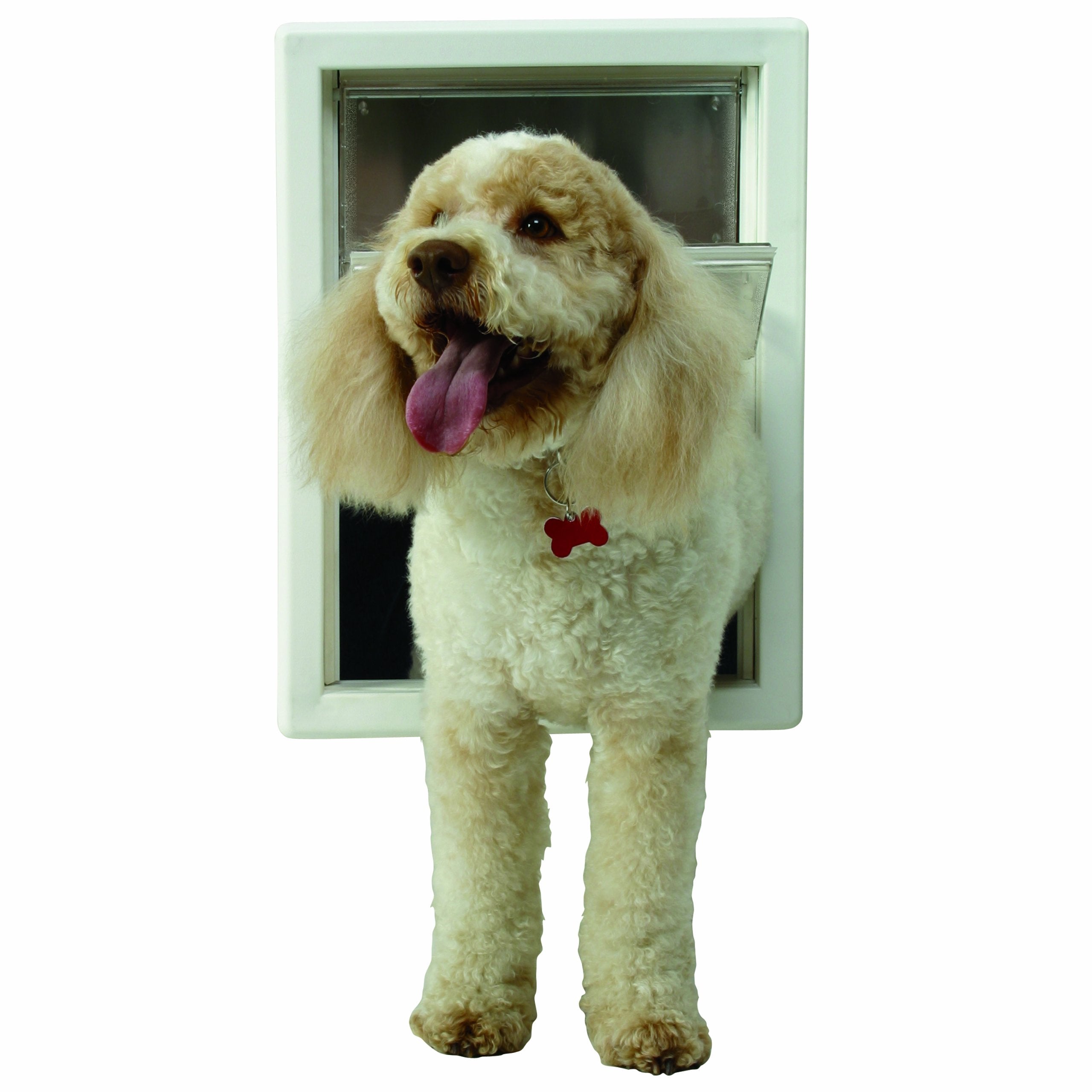 Perfect Pet Multi-Flex Pet Door, Medium, 6.38' X 11.25' Flap Size